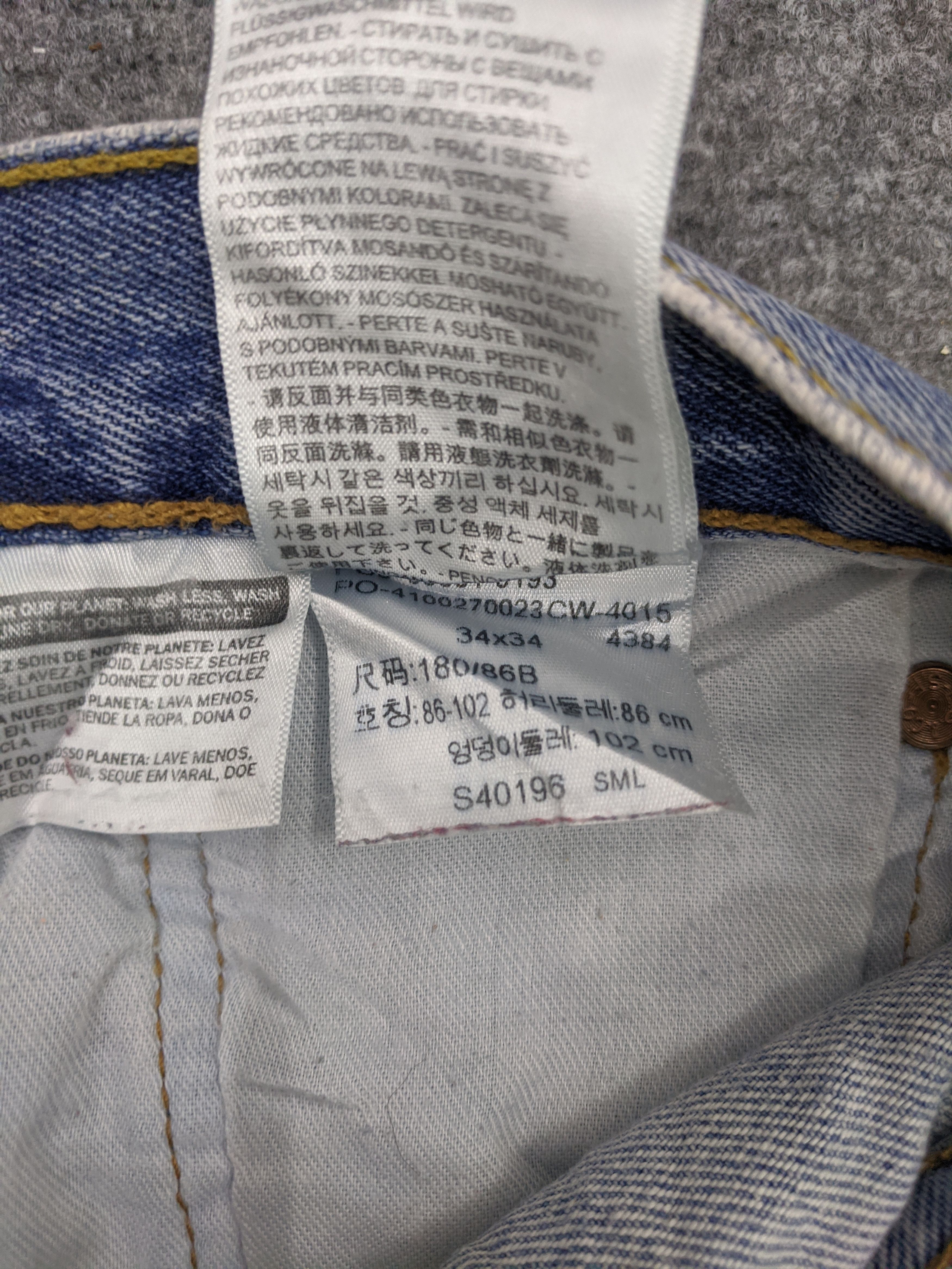 Levi's Vintage 90s Levis 501 Jeans DP0806 Size US 36 / EU 52 - 17 Thumbnail