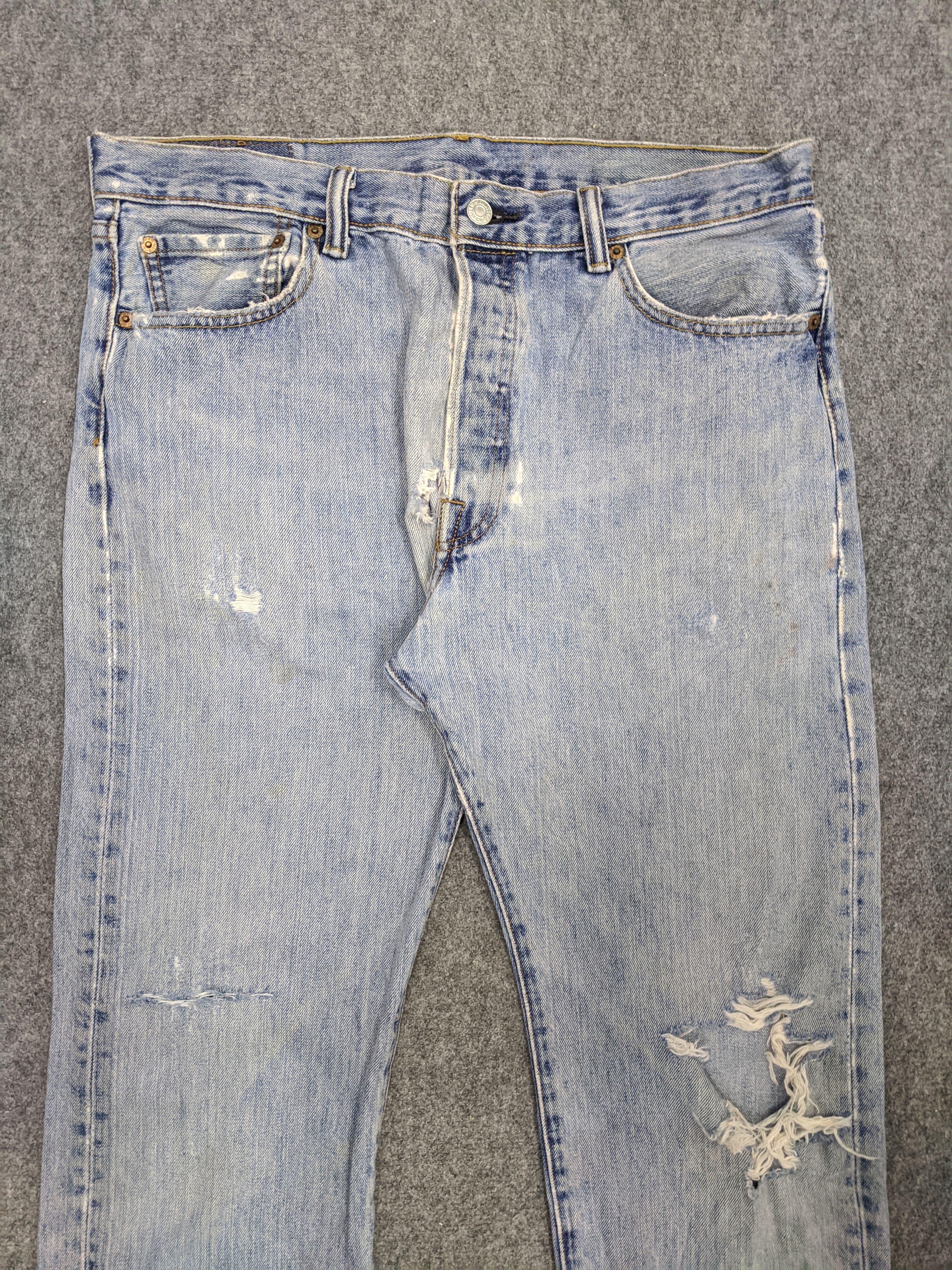 Levi's Vintage 90s Levis 501 Jeans DP0806 Size US 36 / EU 52 - 2 Thumbnail