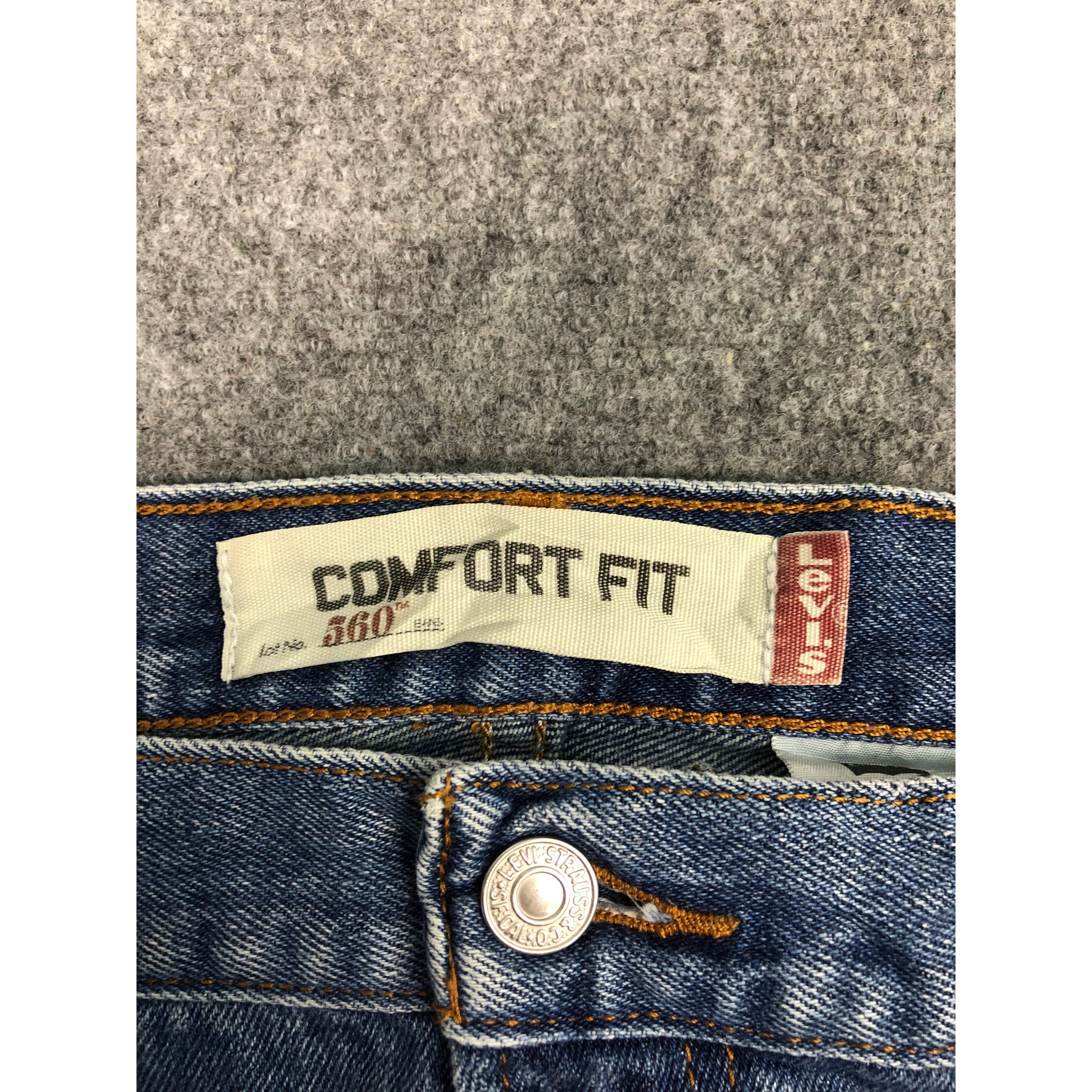 Levi's Vintage Levis 560 Comfort Fit Jeans DP0541 Size US 43 - 7 Thumbnail
