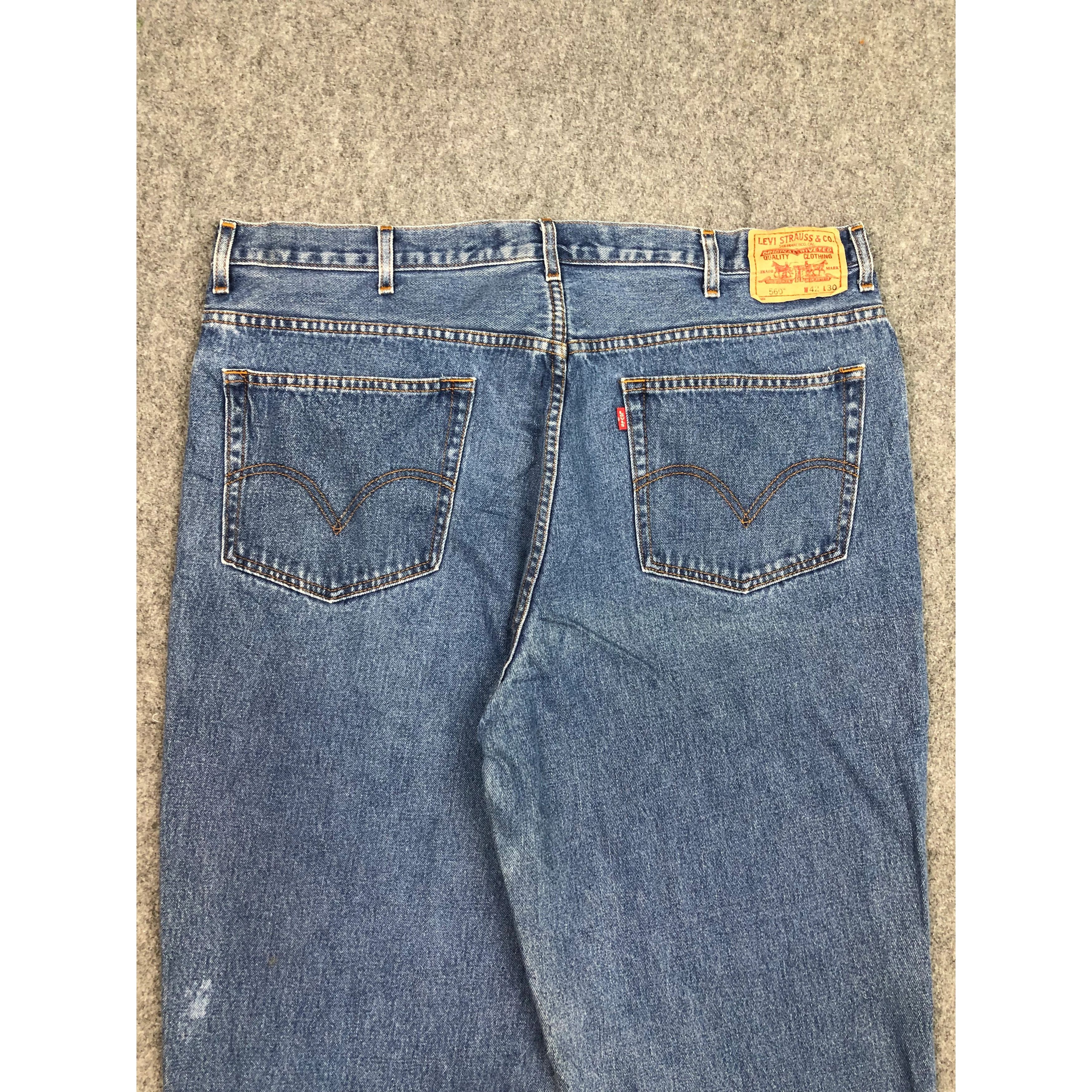 Levi's Vintage Levis 560 Comfort Fit Jeans DP0541 Size US 43 - 4 Thumbnail