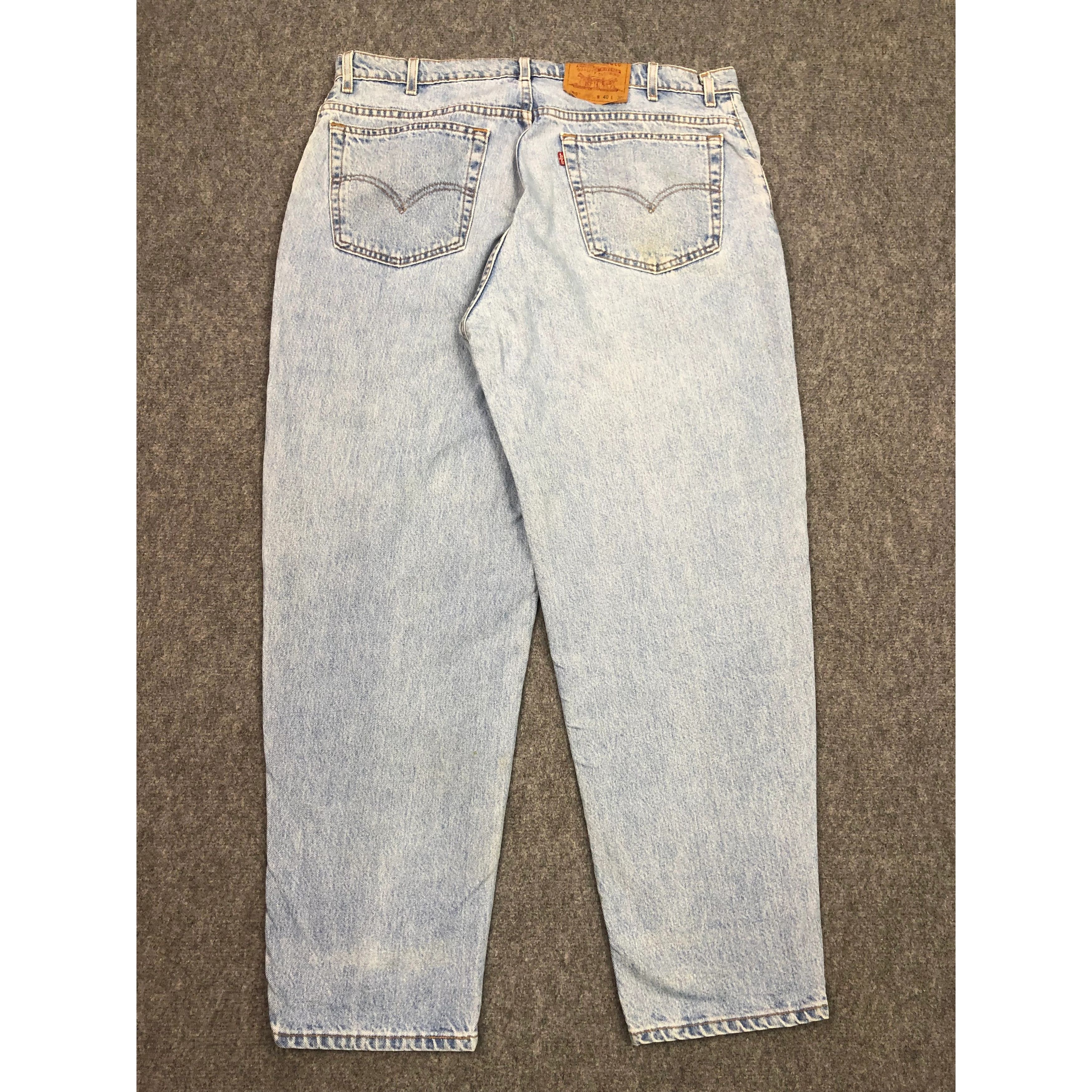 Levi's Vintage 90s Levis 560 Loose Fit Lightwash Jeans DP0571 Size US 41 - 2 Thumbnail