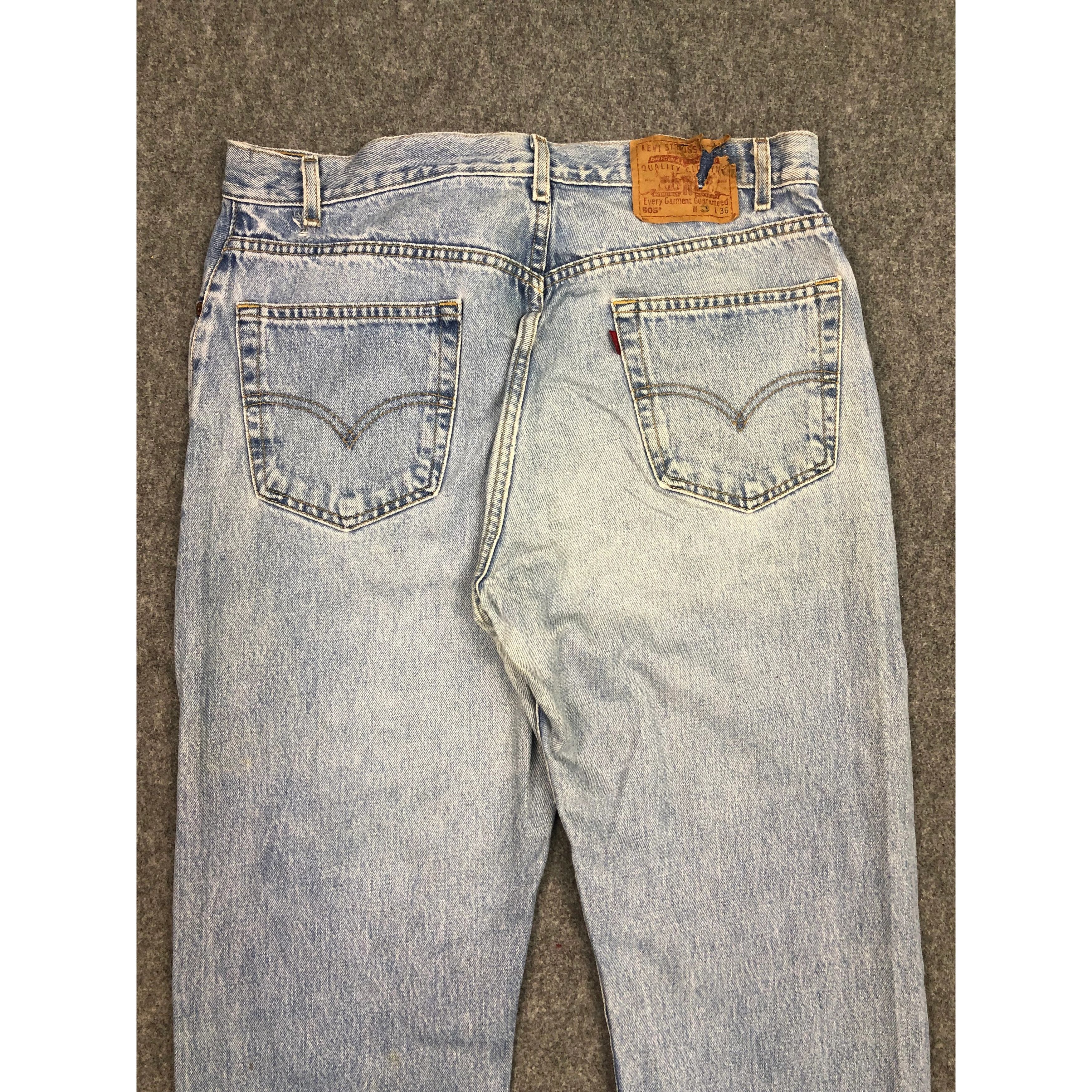 Levi's Vintage 90s Levis 505 Jeans DP0533 Size US 36 / EU 52 - 4 Thumbnail