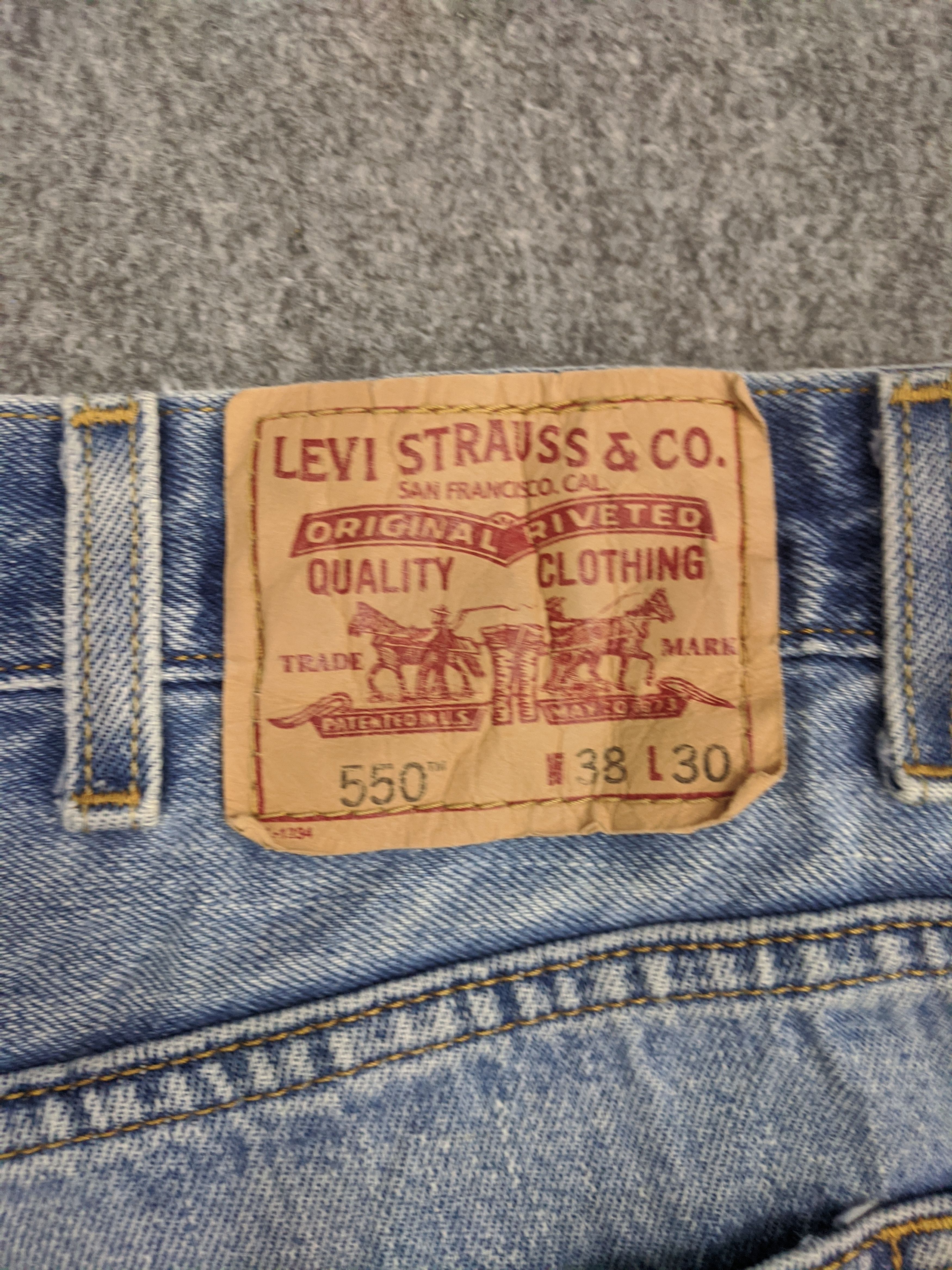 Levi's Vintage Levis 550 Jeans DP0745 Size US 38 / EU 54 - 5 Thumbnail