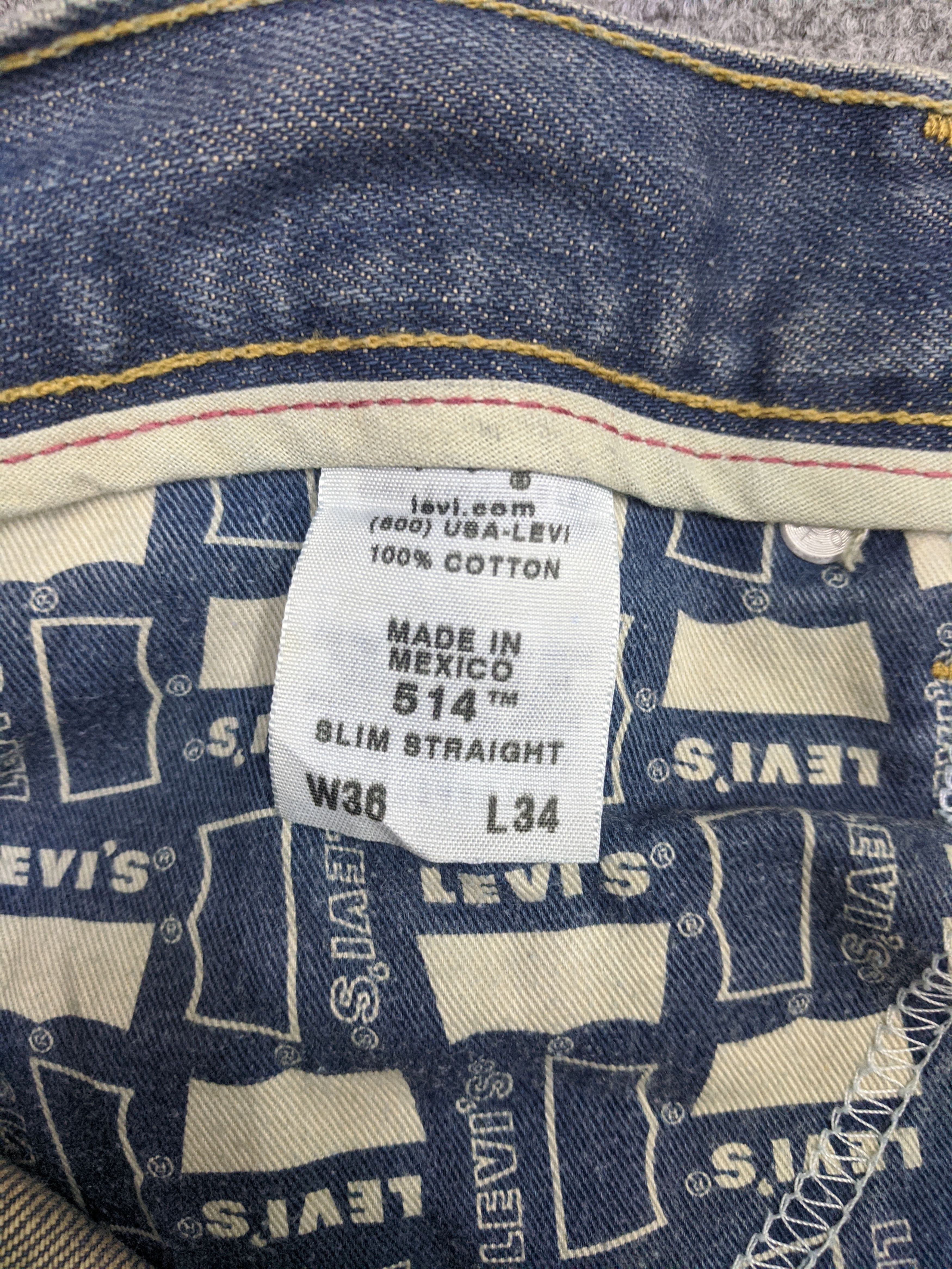 Levi's × Vintage Vintage Levis 514 Jeans DP0742 Size US 37 - 8 Thumbnail