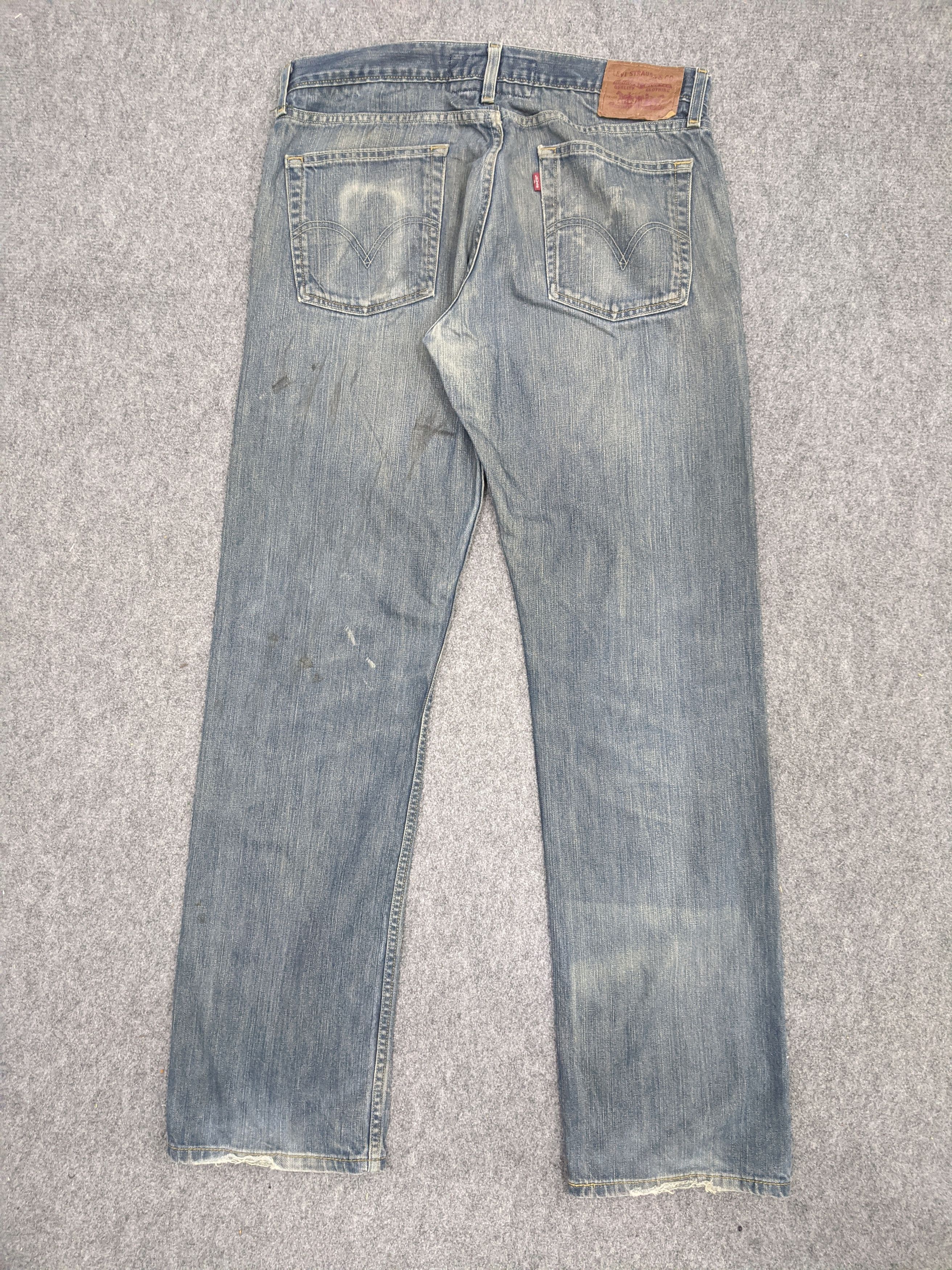 Levi's × Vintage Vintage Levis 514 Jeans DP0742 Size US 37 - 3 Thumbnail