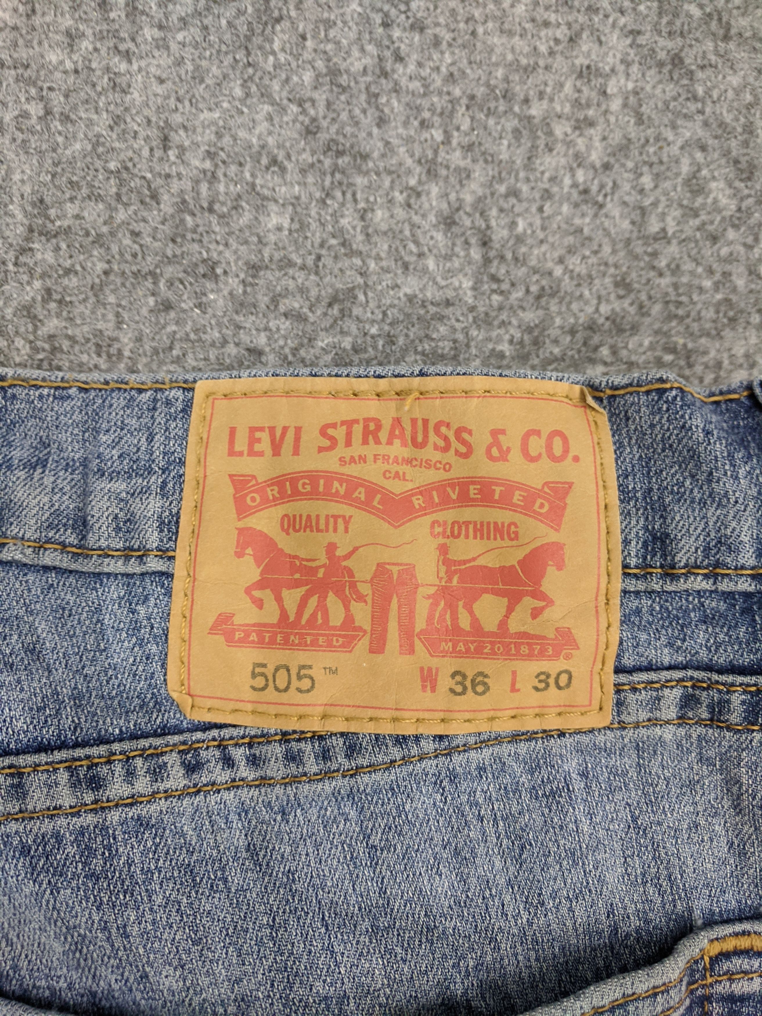 Levi's × Vintage Vintage Levis 505 Light Wash Jeans DP0733 Size US 37 - 5 Thumbnail