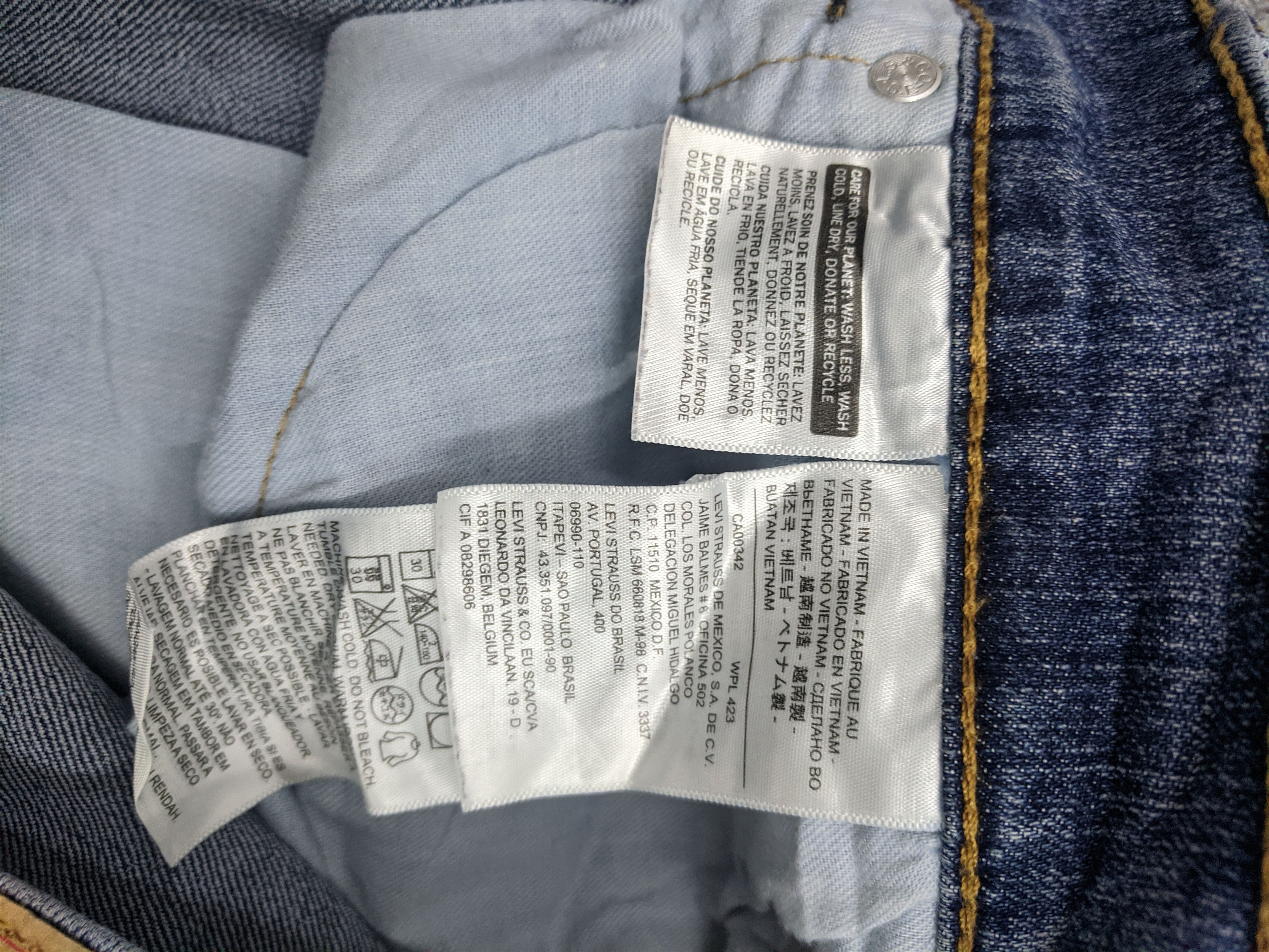 Levi's × Vintage Vintage Levis 505 Light Wash Jeans DP0733 Size US 37 - 7 Thumbnail