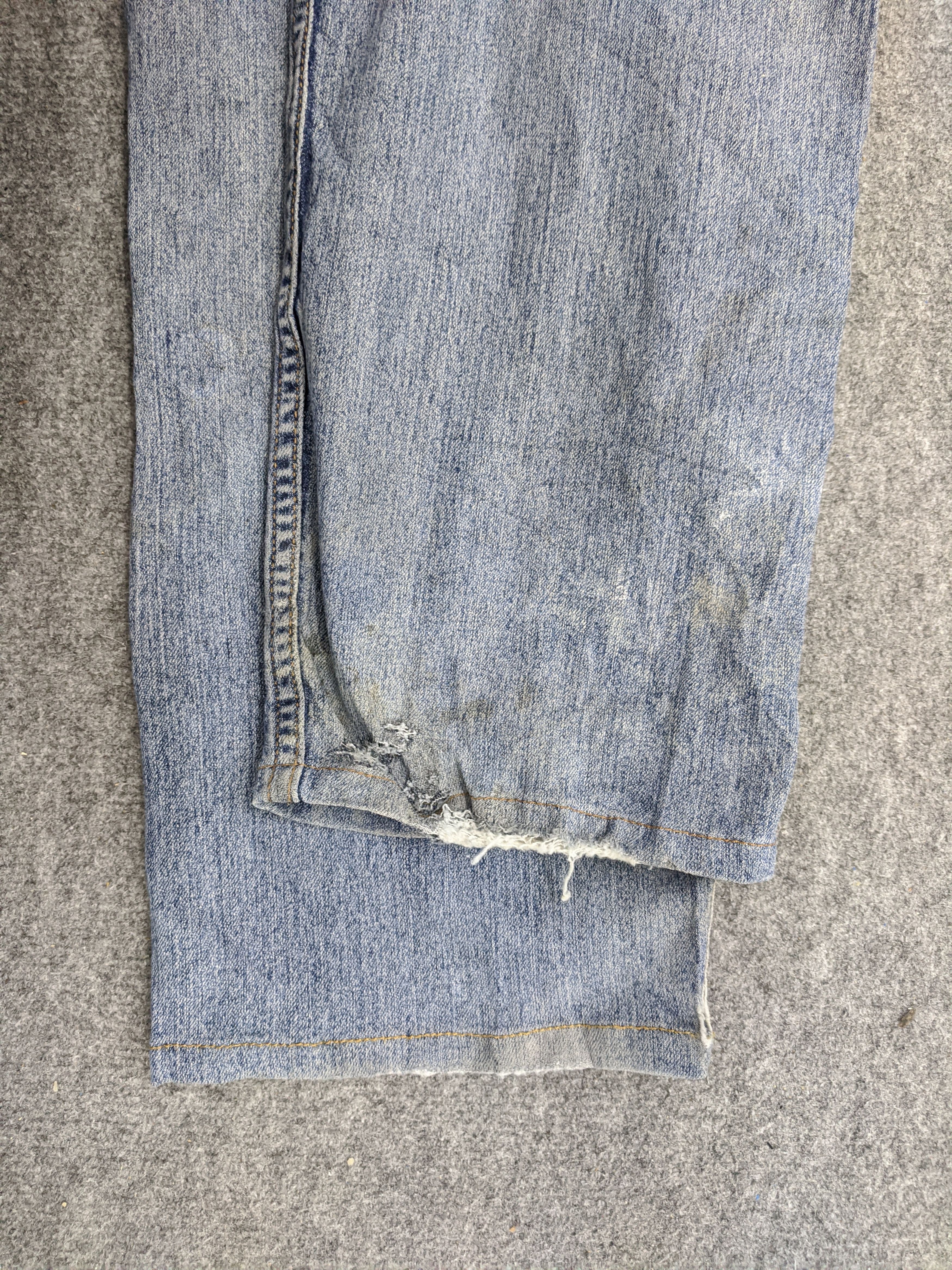 Levi's × Vintage Vintage Levis 505 Light Wash Jeans DP0733 Size US 37 - 17 Thumbnail