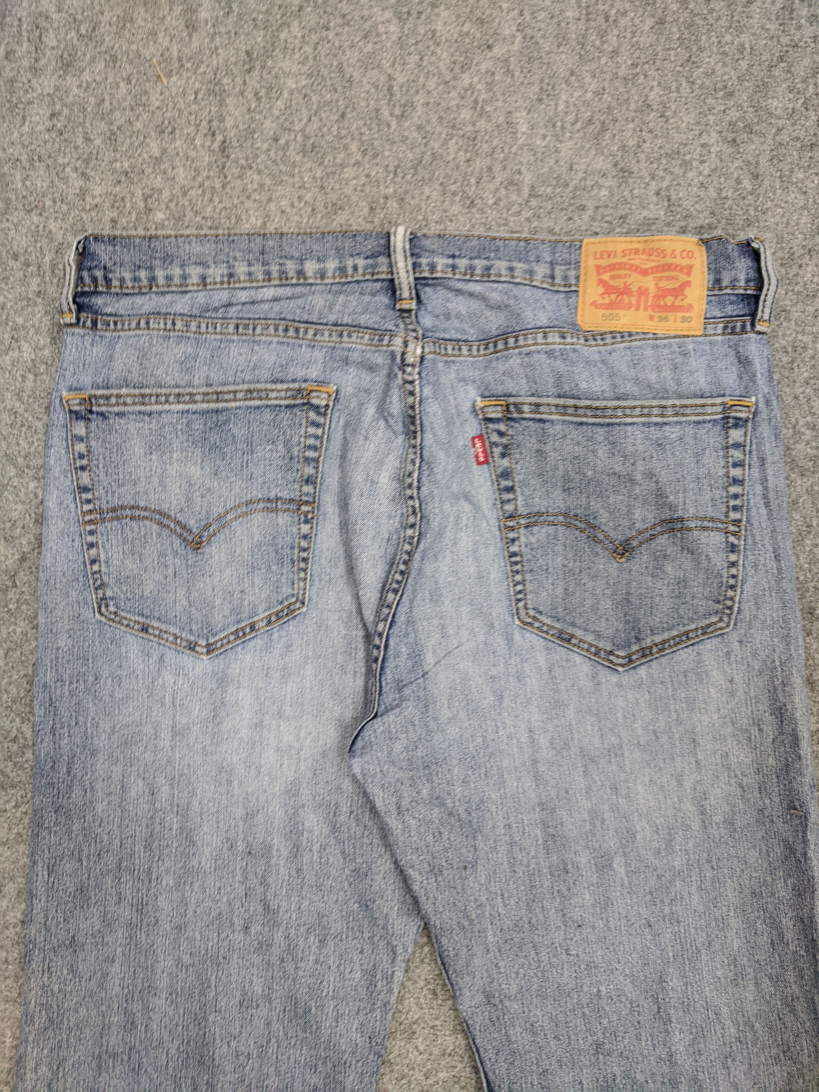 Levi's × Vintage Vintage Levis 505 Light Wash Jeans DP0733 Size US 37 - 4 Thumbnail