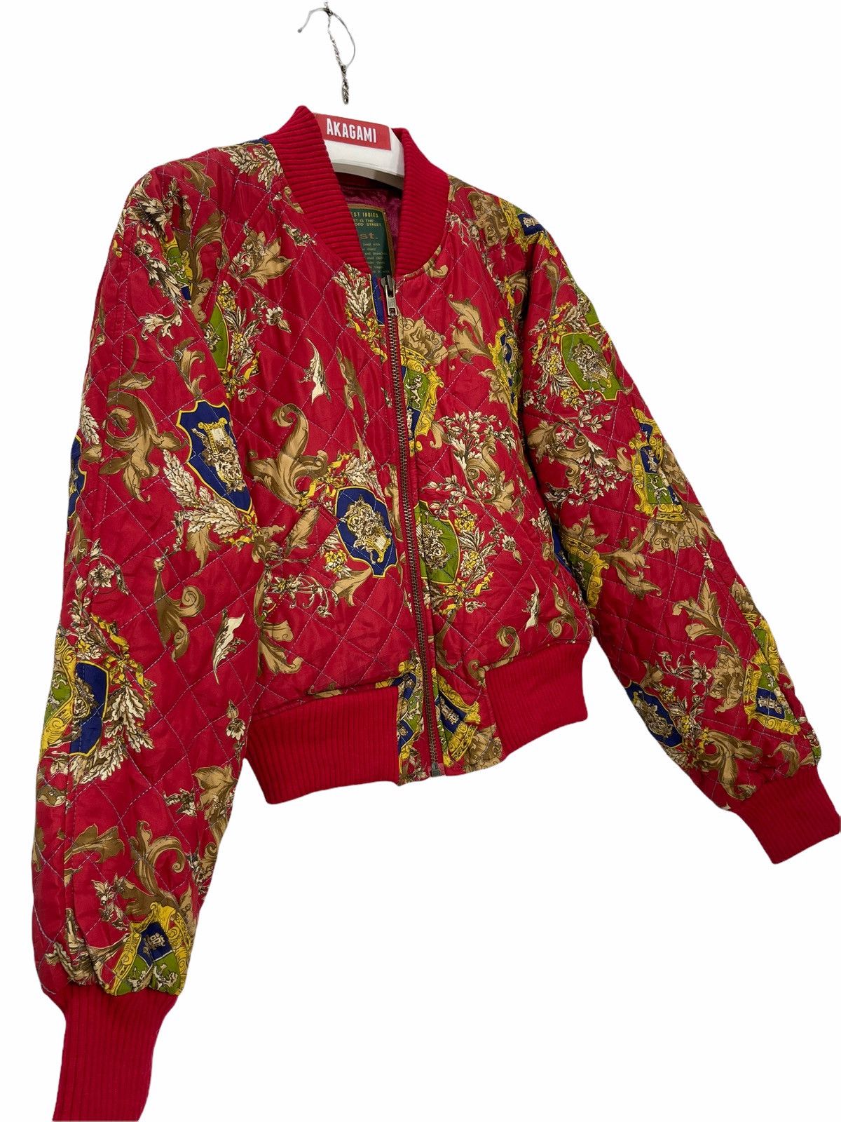 Japanese Brand Vtg 90s Japan Crop Jacket Quilted Baroque 6🟩 Size US M / EU 48-50 / 2 - 2 Thumbnail