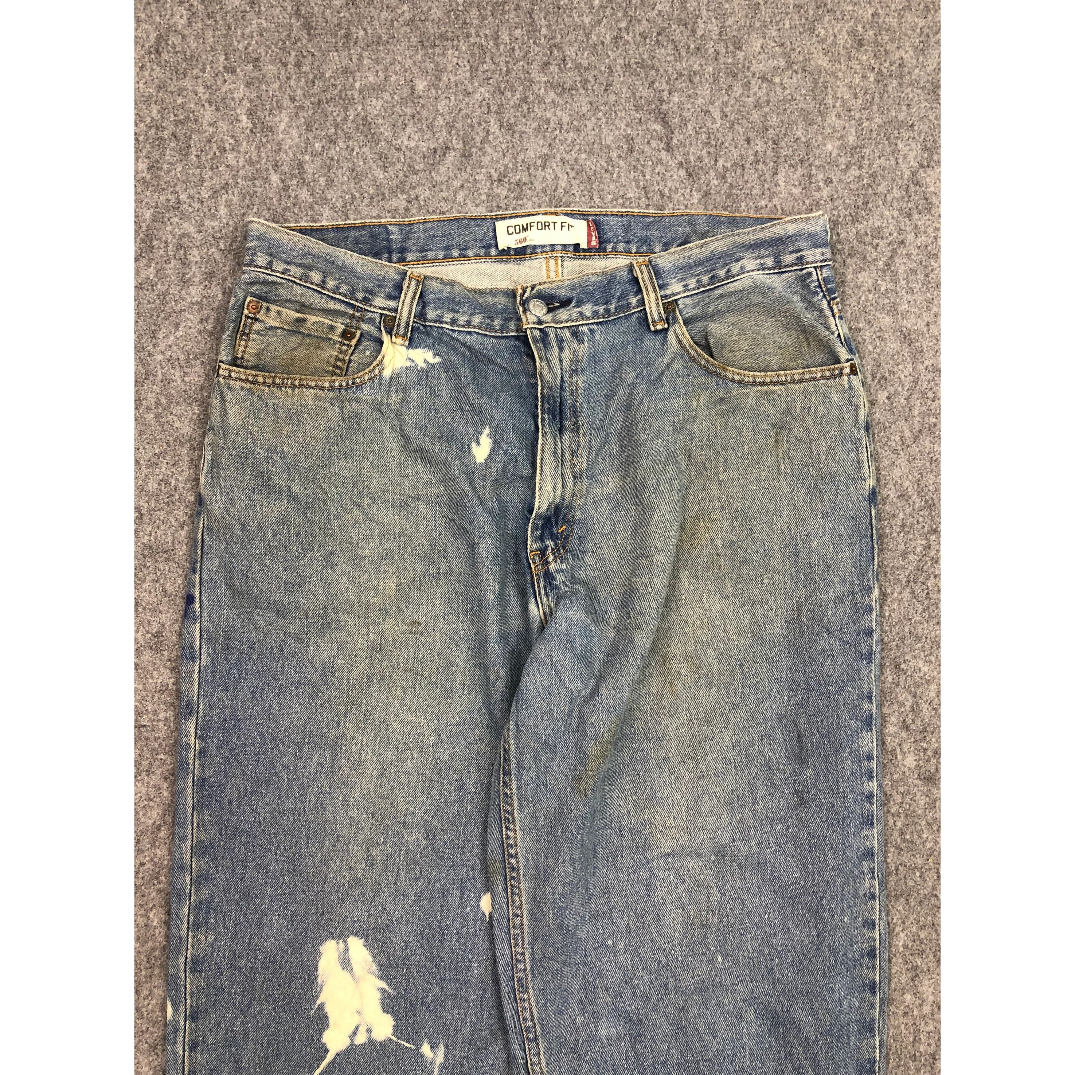 Levi's Vintage Levis 560 Painter Jeans DP0537 Size US 38 / EU 54 - 3 Thumbnail