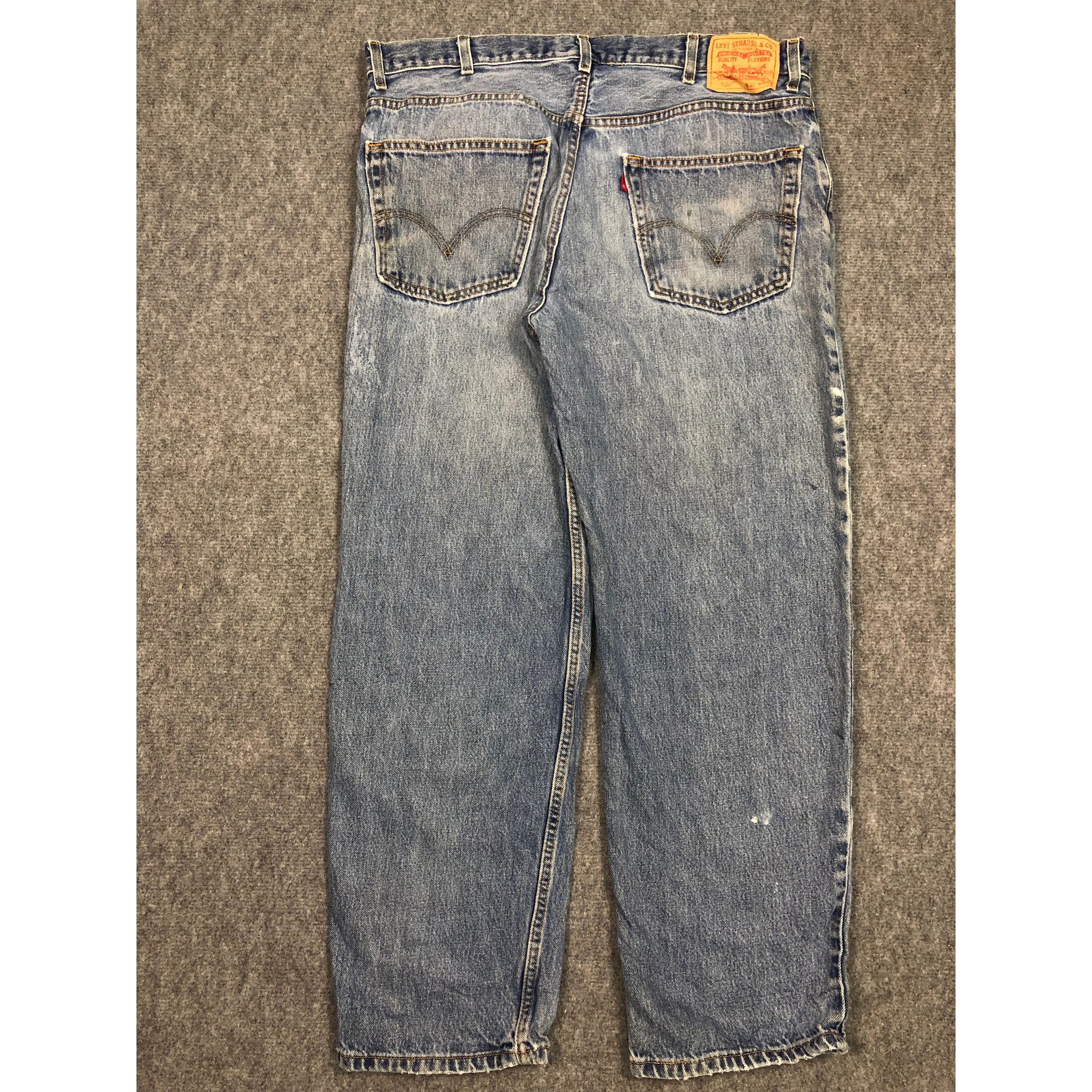 Levi's Vintage Levis 550 Relaxed Fit Faded Denim DP0152 Size US 38 / EU 54 - 2 Thumbnail