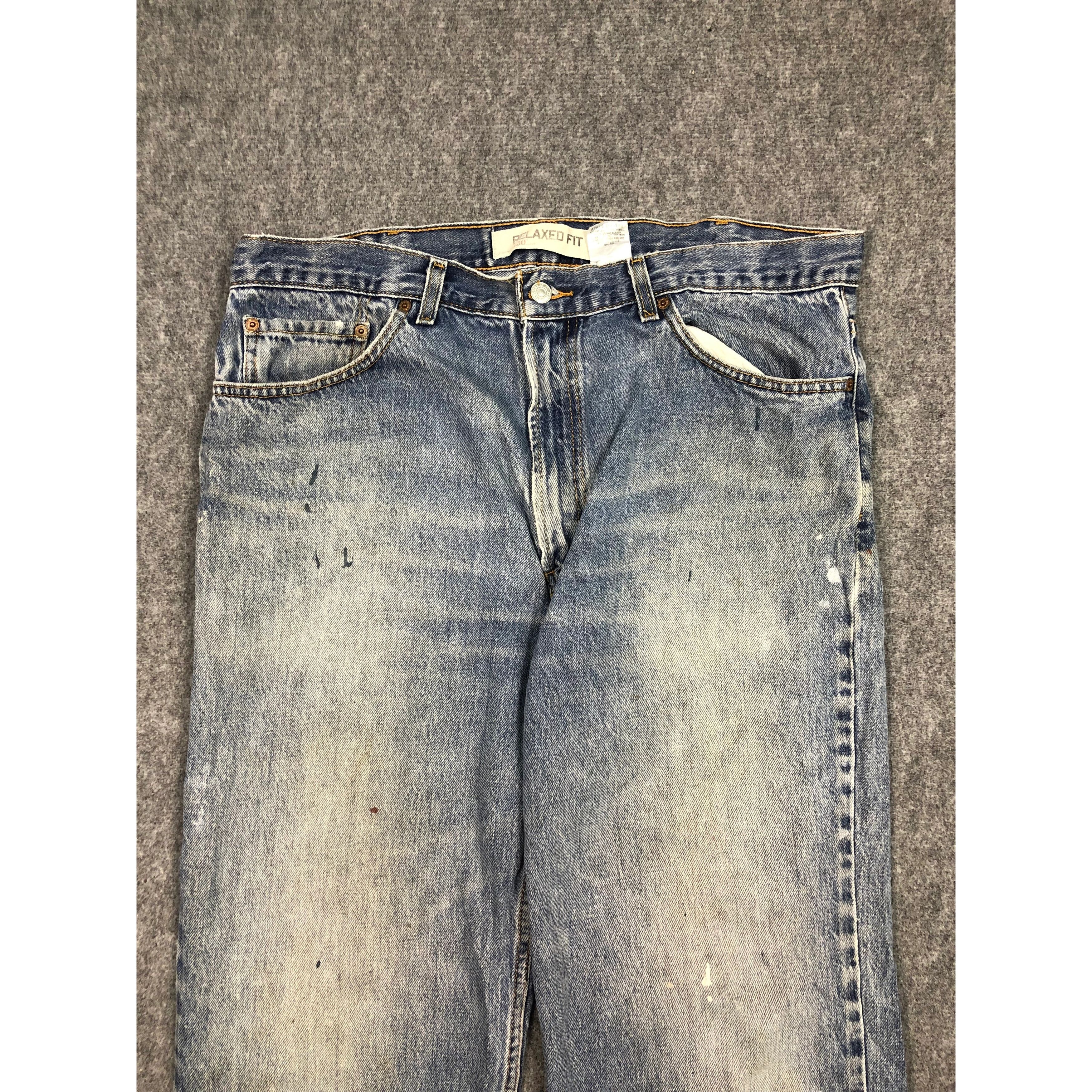 Levi's Vintage Levis 550 Relaxed Fit Faded Denim DP0152 Size US 38 / EU 54 - 3 Thumbnail