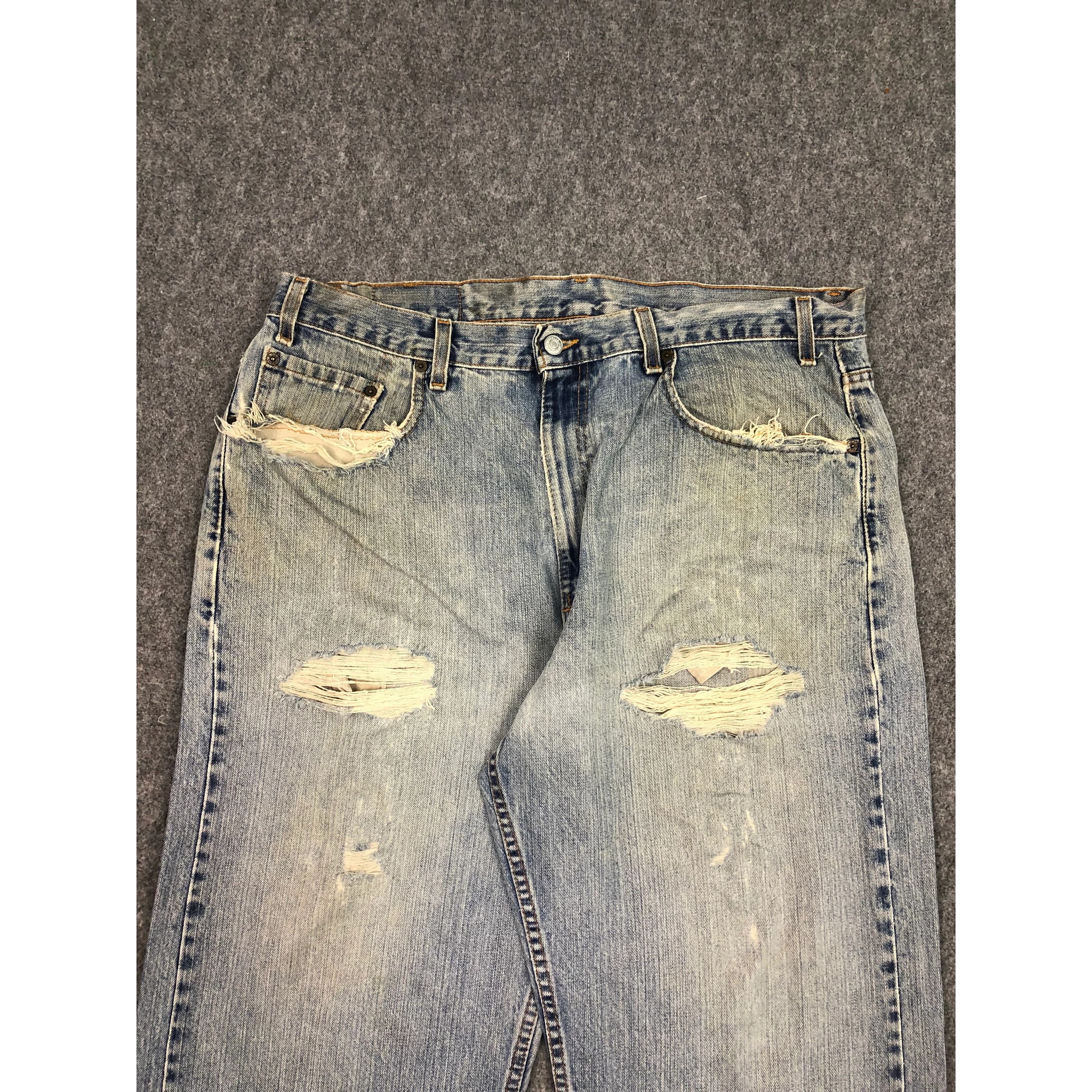 Levi's Vintage 90s Sun Faded Levis 569 Jeans DP0566 Size US 40 / EU 56 - 3 Thumbnail