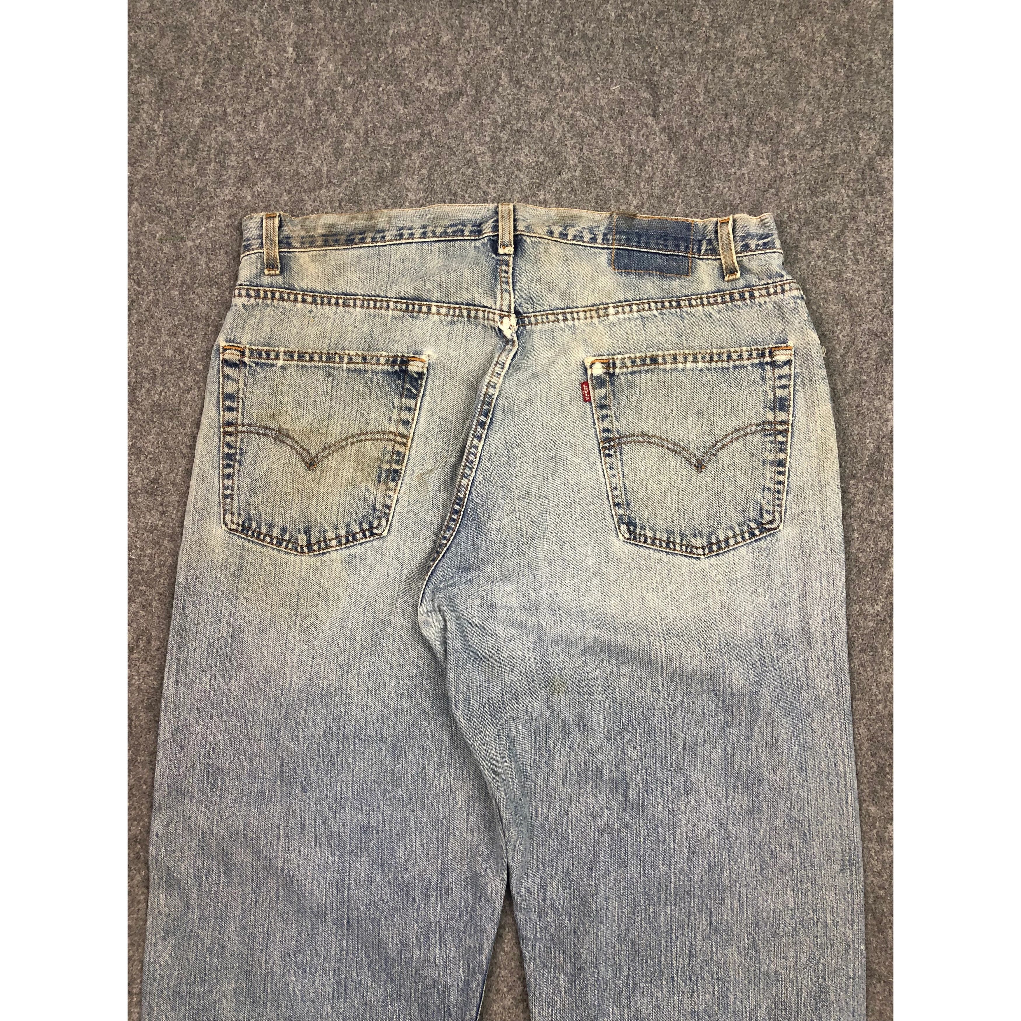 Levi's Vintage 90s Sun Faded Levis 569 Jeans DP0566 Size US 40 / EU 56 - 4 Thumbnail