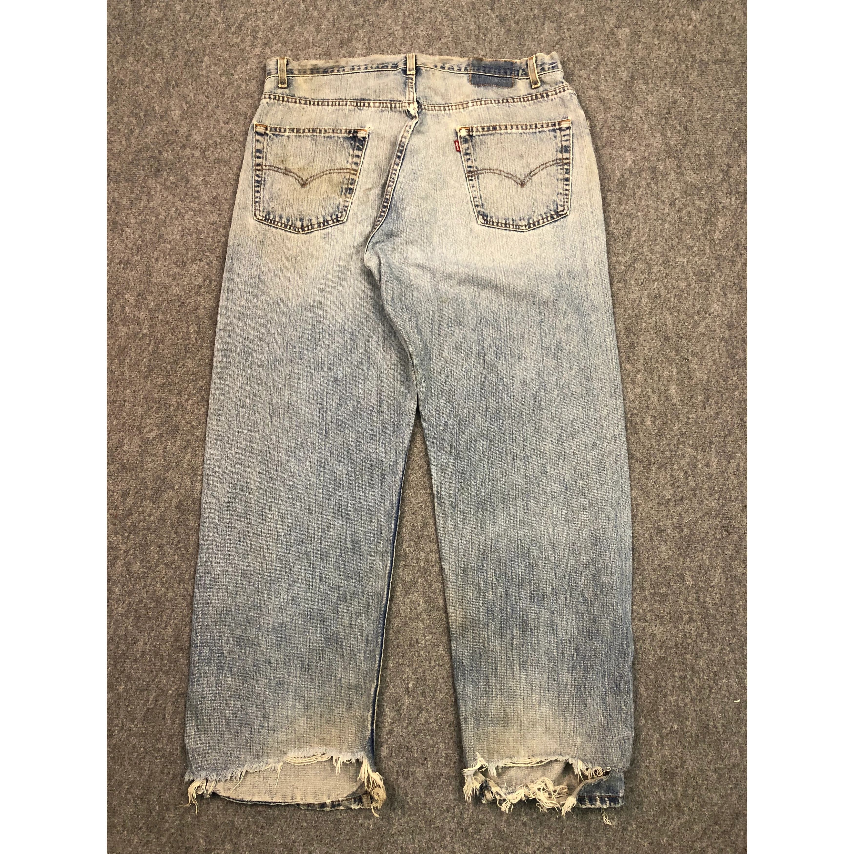 Levi's Vintage 90s Sun Faded Levis 569 Jeans DP0566 Size US 40 / EU 56 - 2 Thumbnail