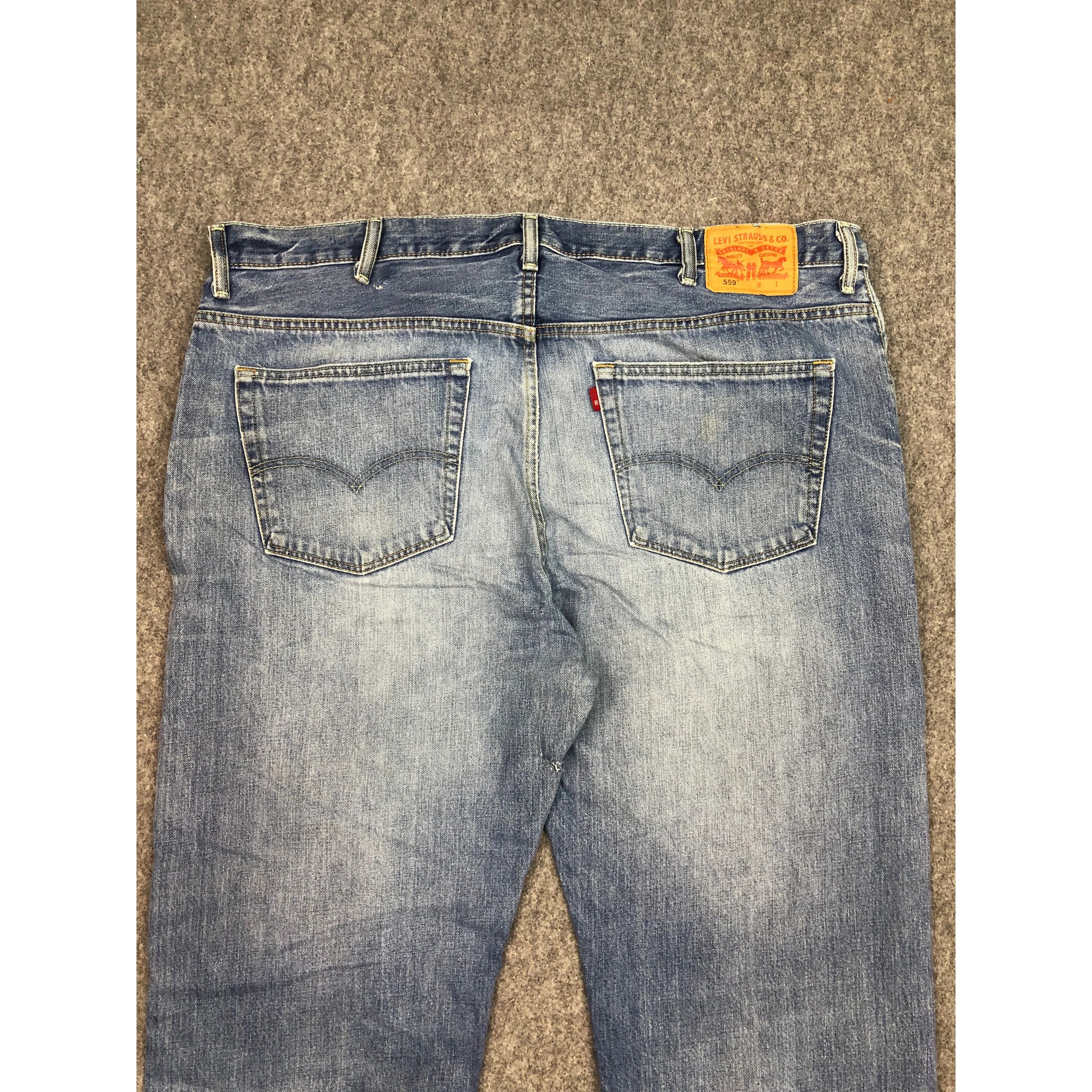 Levi's Vintage Levis 559 Jeans Lightwash Big Size DP0556 Size US 44 / EU 60 - 4 Thumbnail