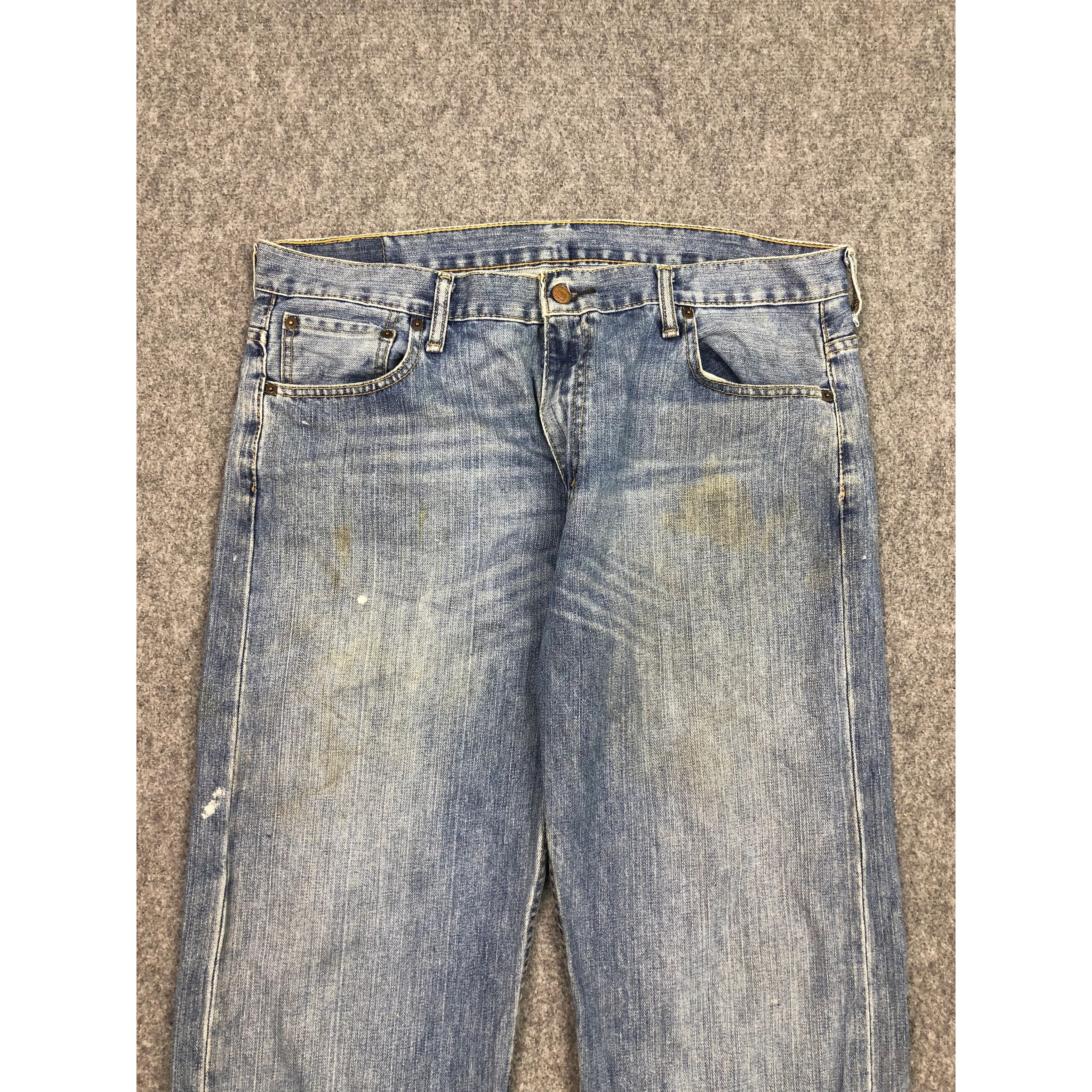 Levi's Vintage Levis 569 Lightwash Jeans DP0536 Size US 39 - 3 Thumbnail