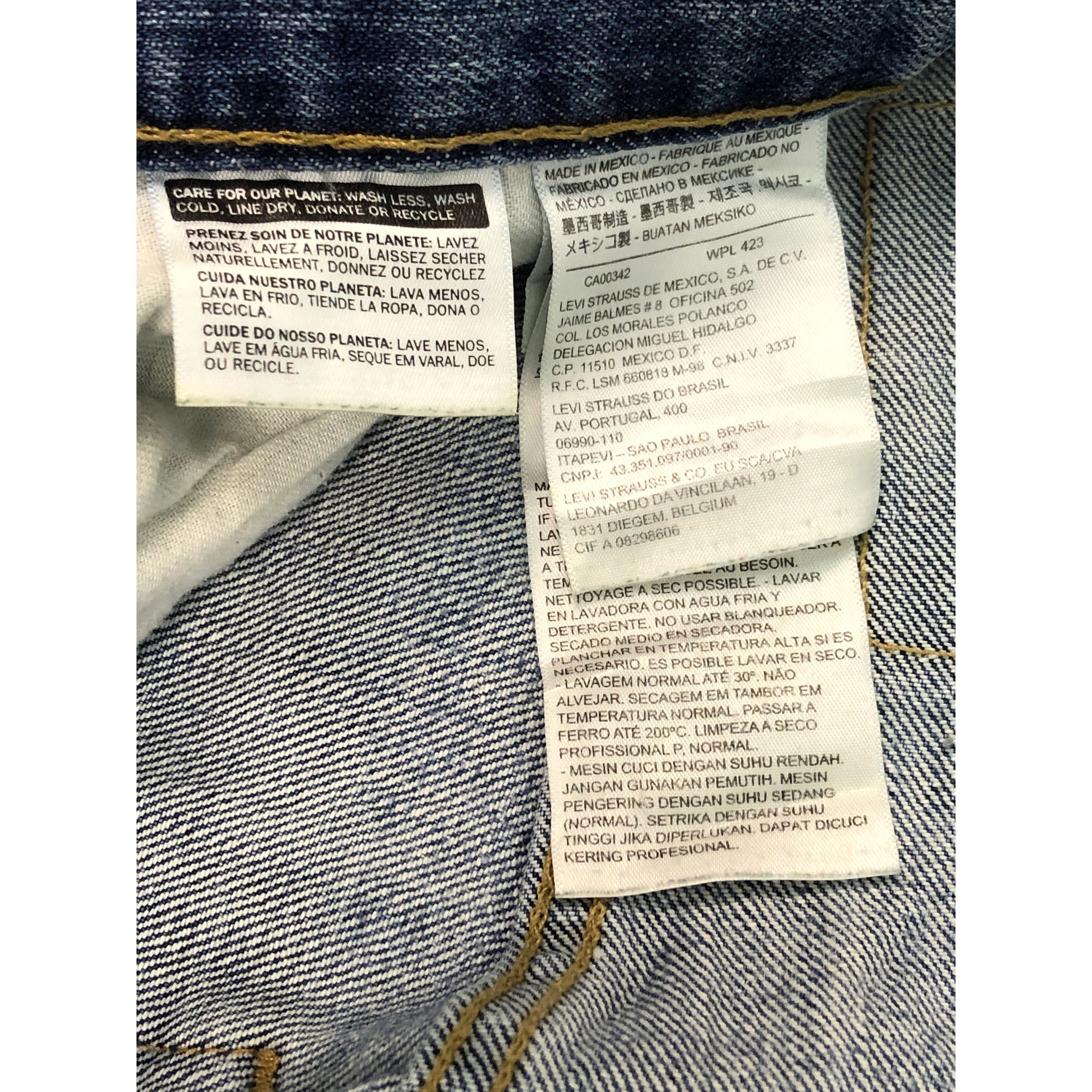 Levi's Vintage Levis 569 Lightwash Jeans DP0536 Size US 39 - 8 Thumbnail