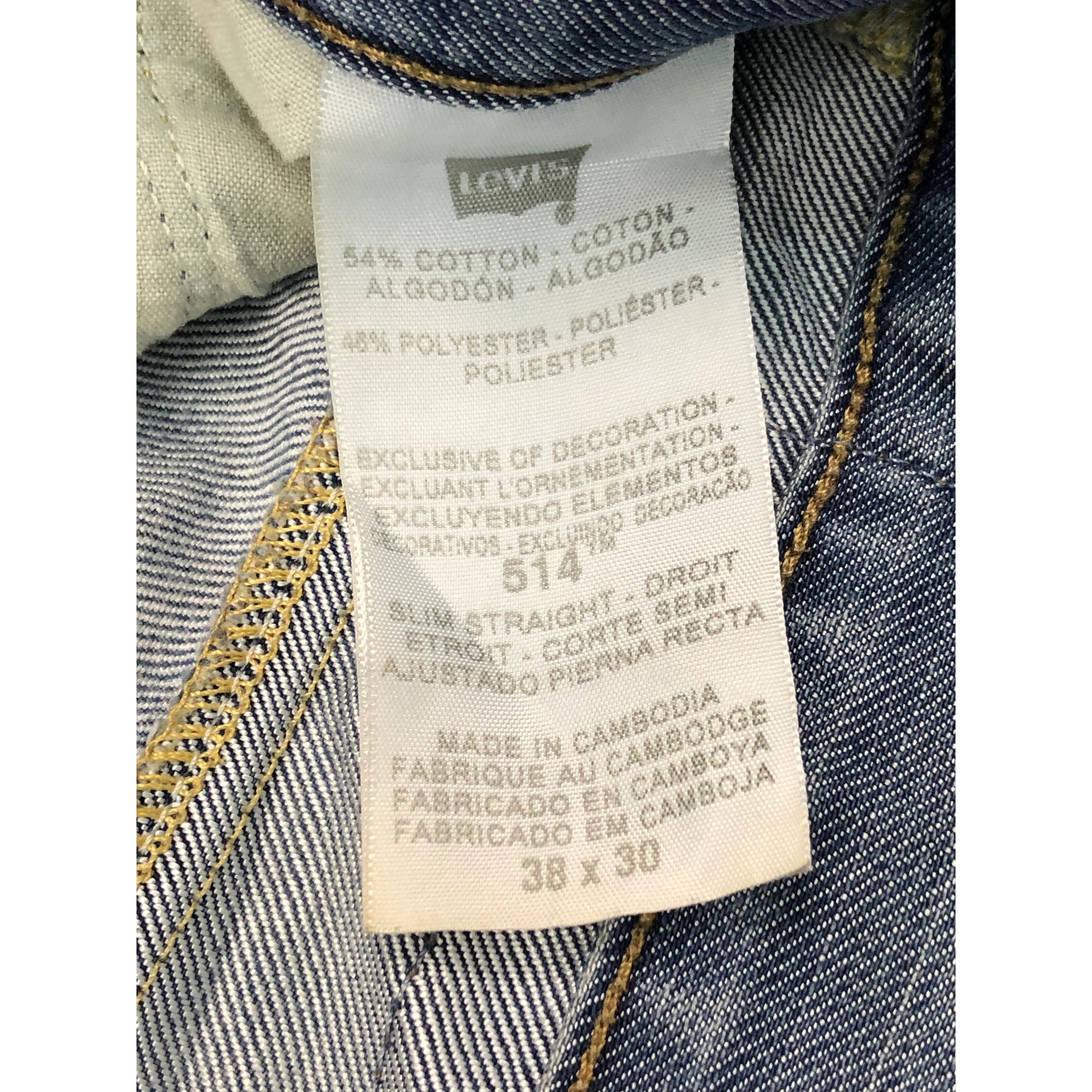 Levi's Vintage Levis 514 Jeans DP0551 Size US 40 / EU 56 - 6 Thumbnail