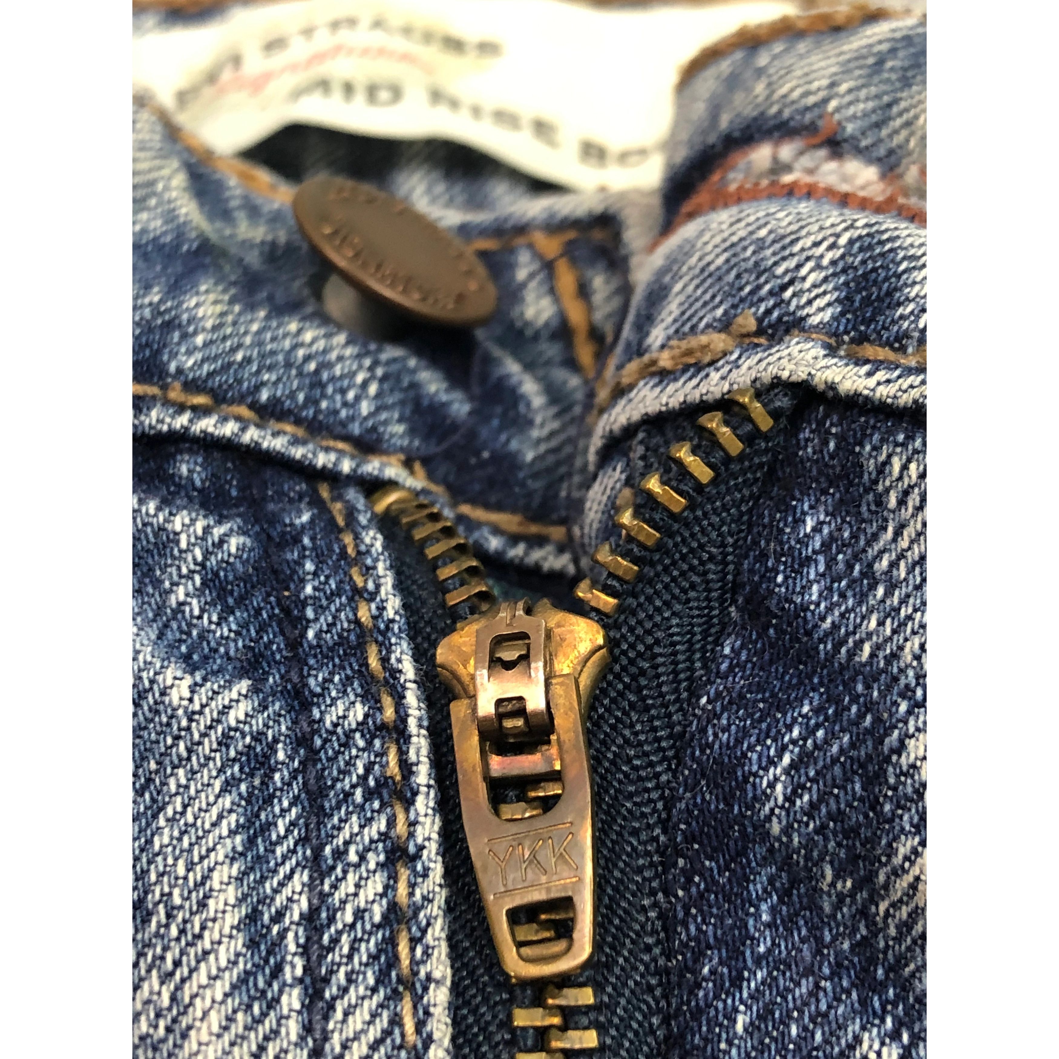 Levi's Vintage Levis Blue Jeans Flare DP0519 Size US 35 - 7 Thumbnail