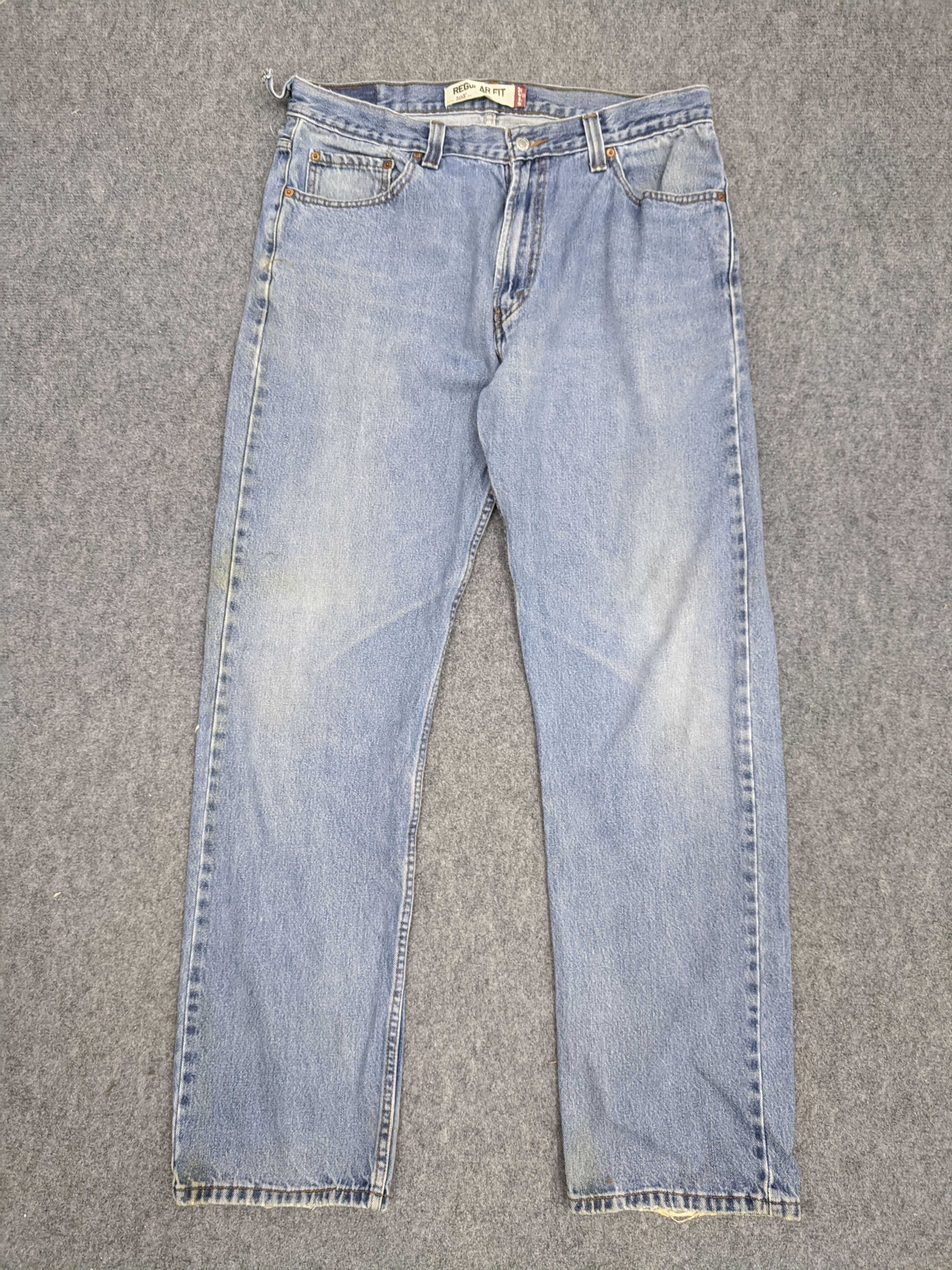 Levi's Vintage Levis 505 Light Wash Jeans DP0728 Size US 36 / EU 52 - 1 Thumbnail