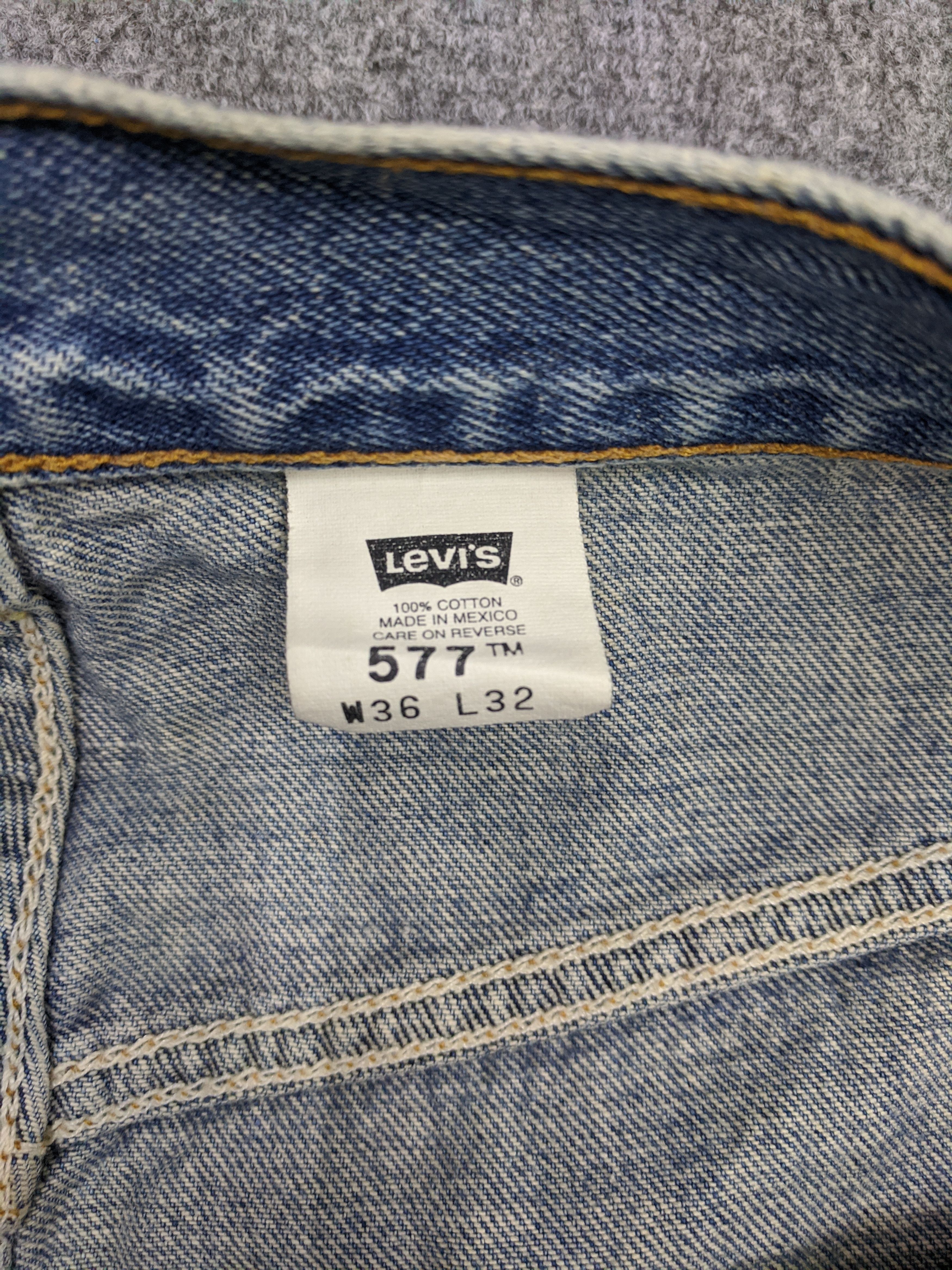 Levi's Vintage Levis 577 Workers Painter Jeans DP0833 Size US 35 - 6 Thumbnail