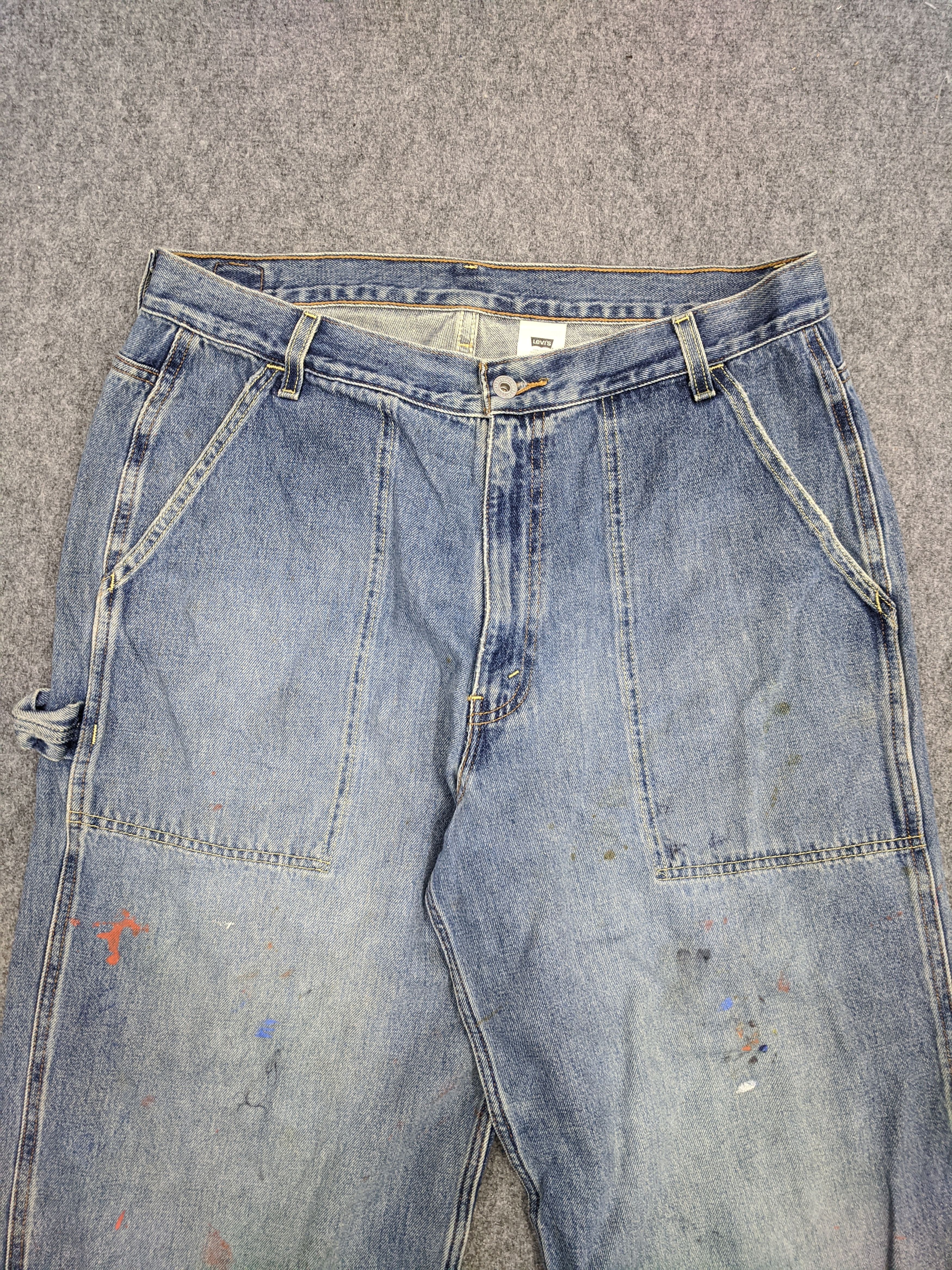 Levi's Vintage Levis 577 Workers Painter Jeans DP0833 Size US 35 - 2 Thumbnail
