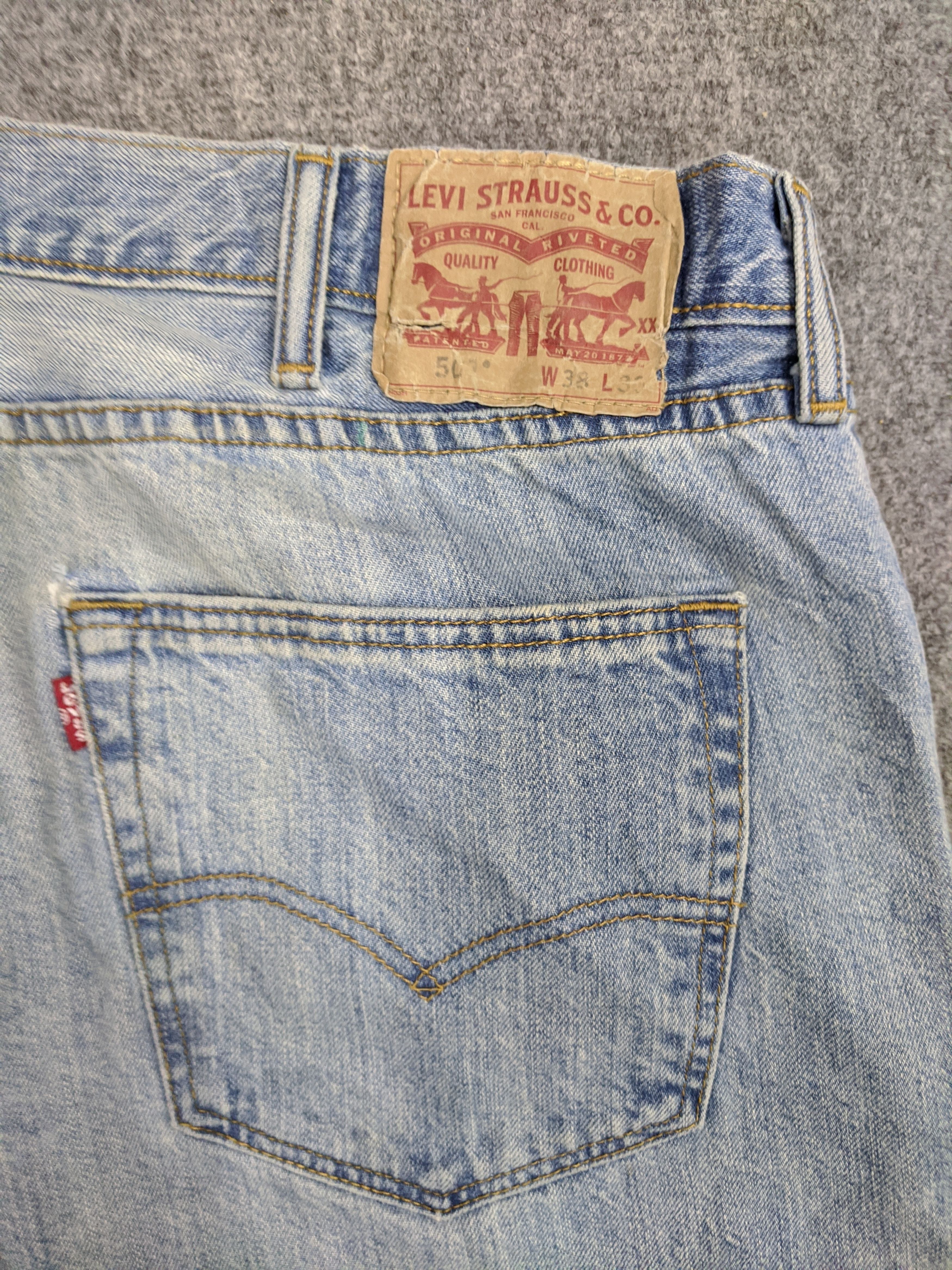 Levi's Vintage 90s Levis 501 Jeans DP0830 Size US 39 - 13 Thumbnail