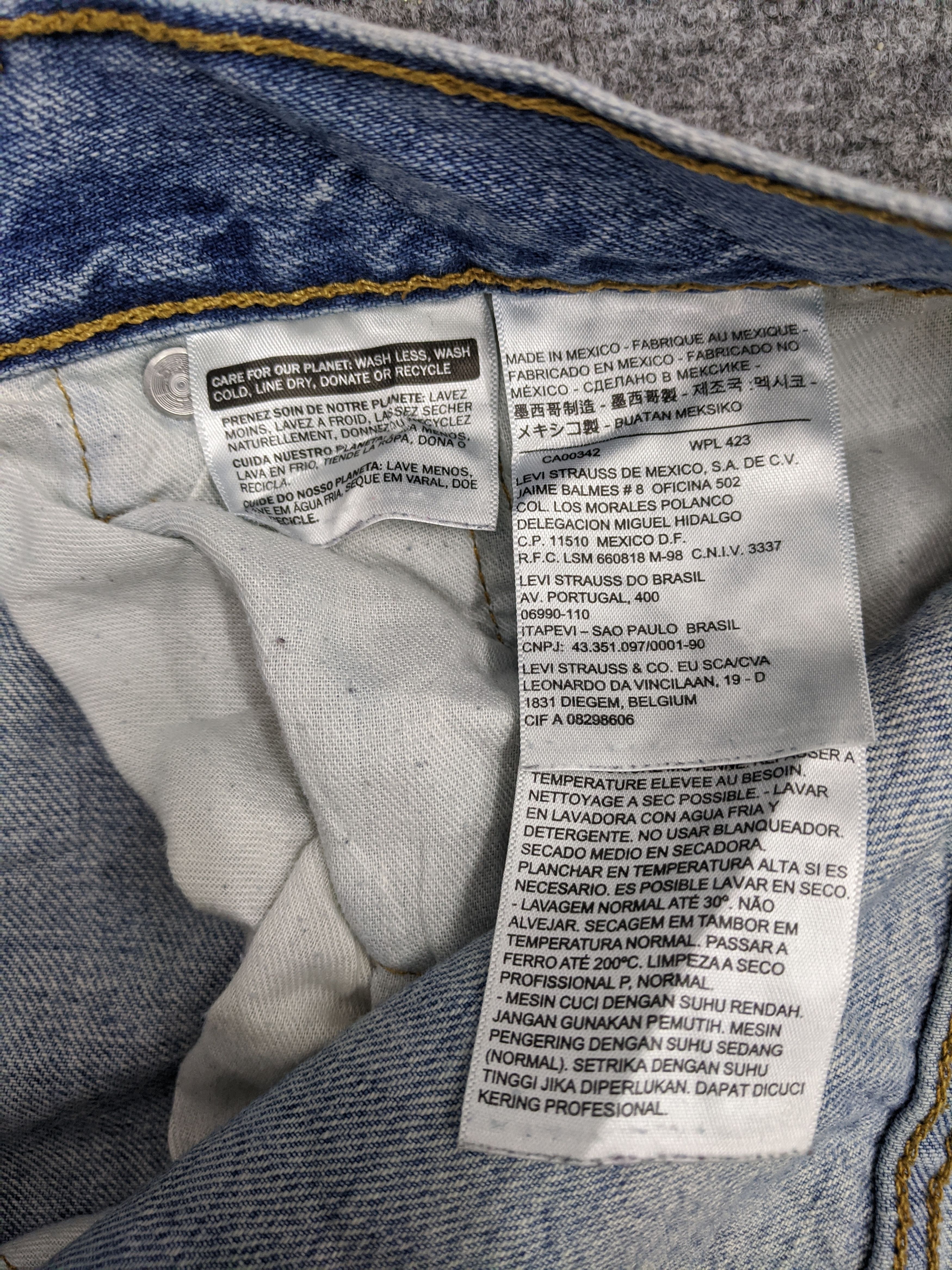 Levi's Vintage 90s Levis 501 Jeans DP0830 Size US 39 - 7 Thumbnail