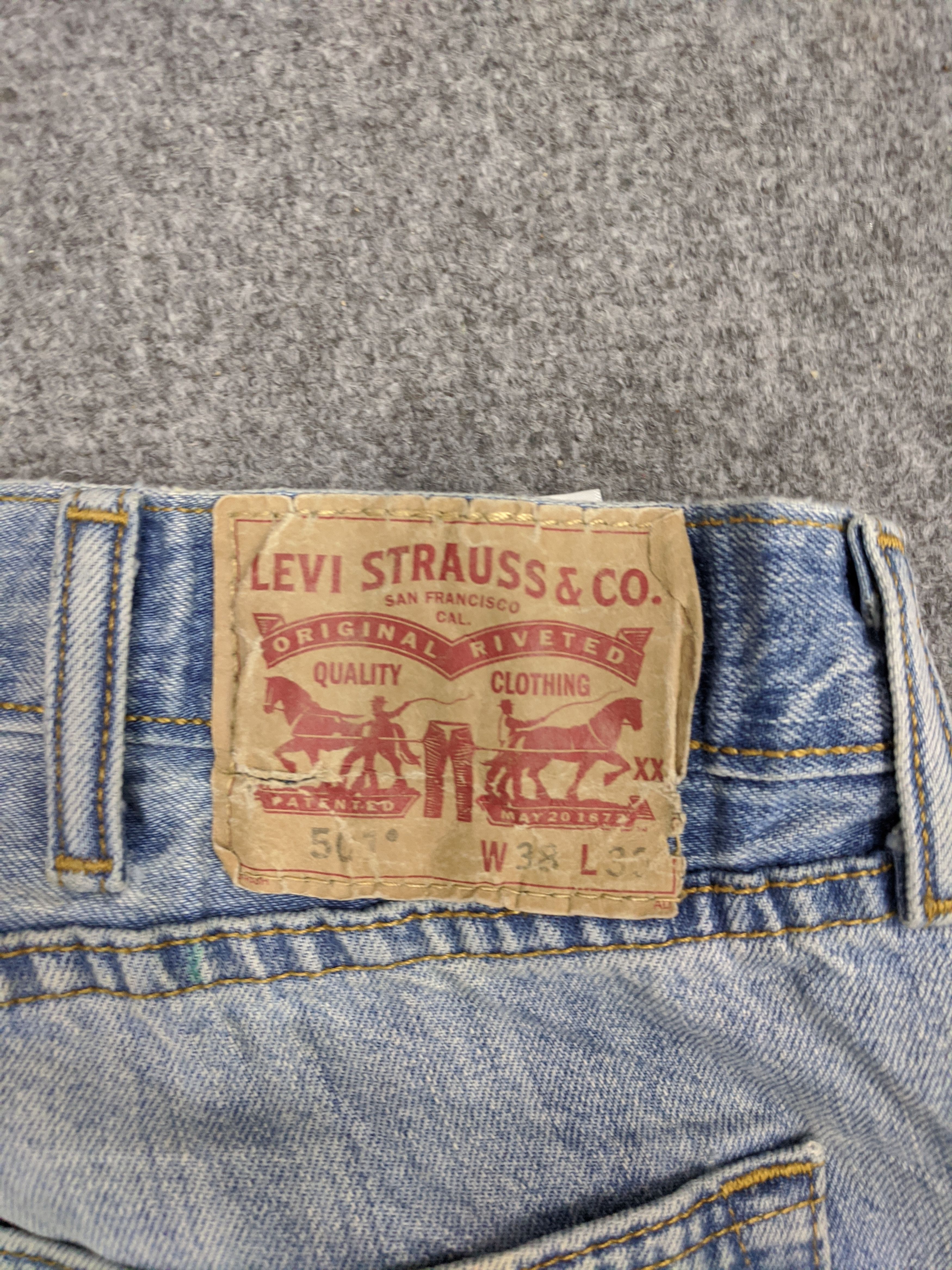 Levi's Vintage 90s Levis 501 Jeans DP0830 Size US 39 - 5 Thumbnail