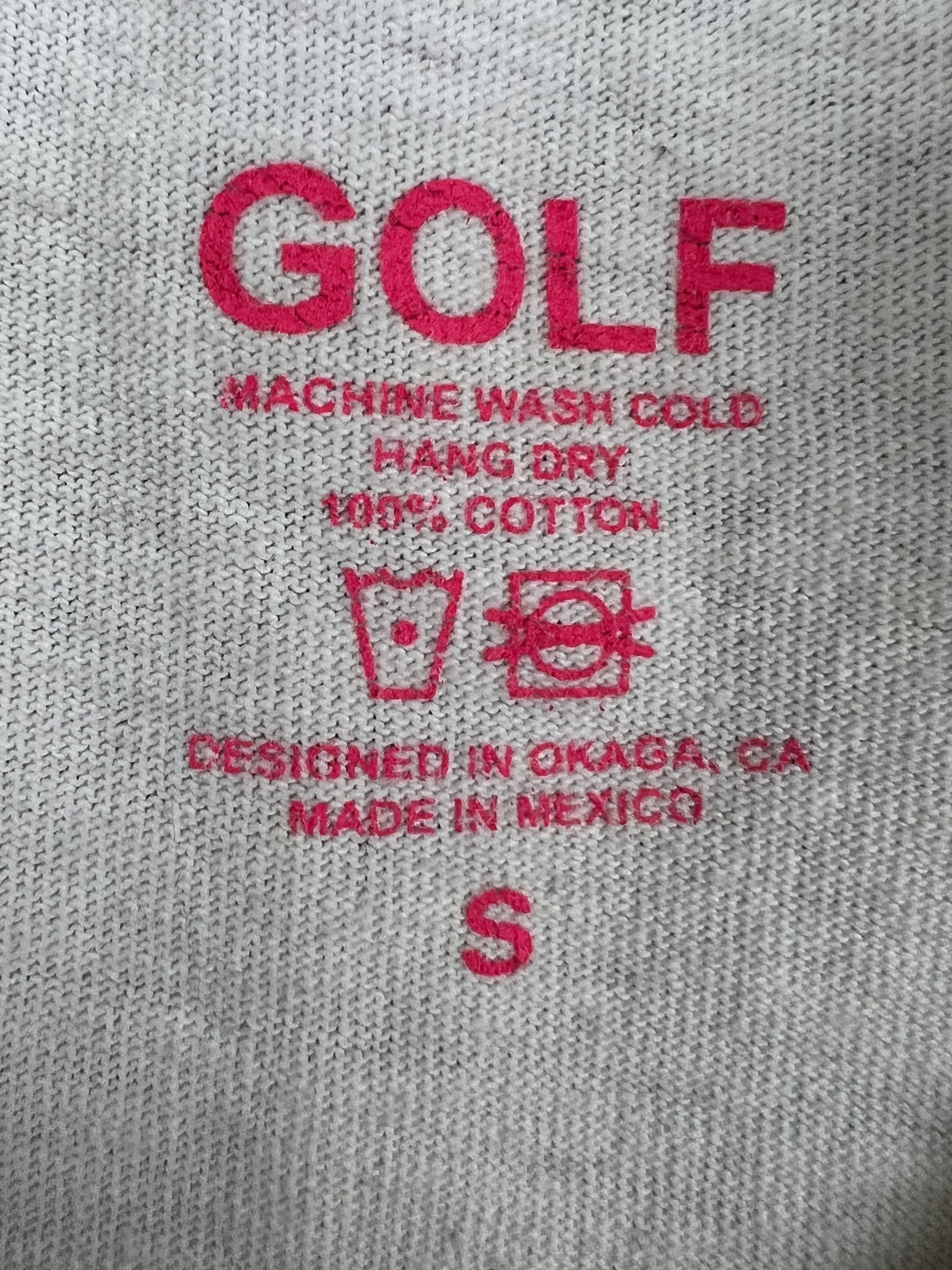 Golf Wang Golf Wang OG Black + White Center Logo Tee Small Size US S / EU 44-46 / 1 - 4 Thumbnail