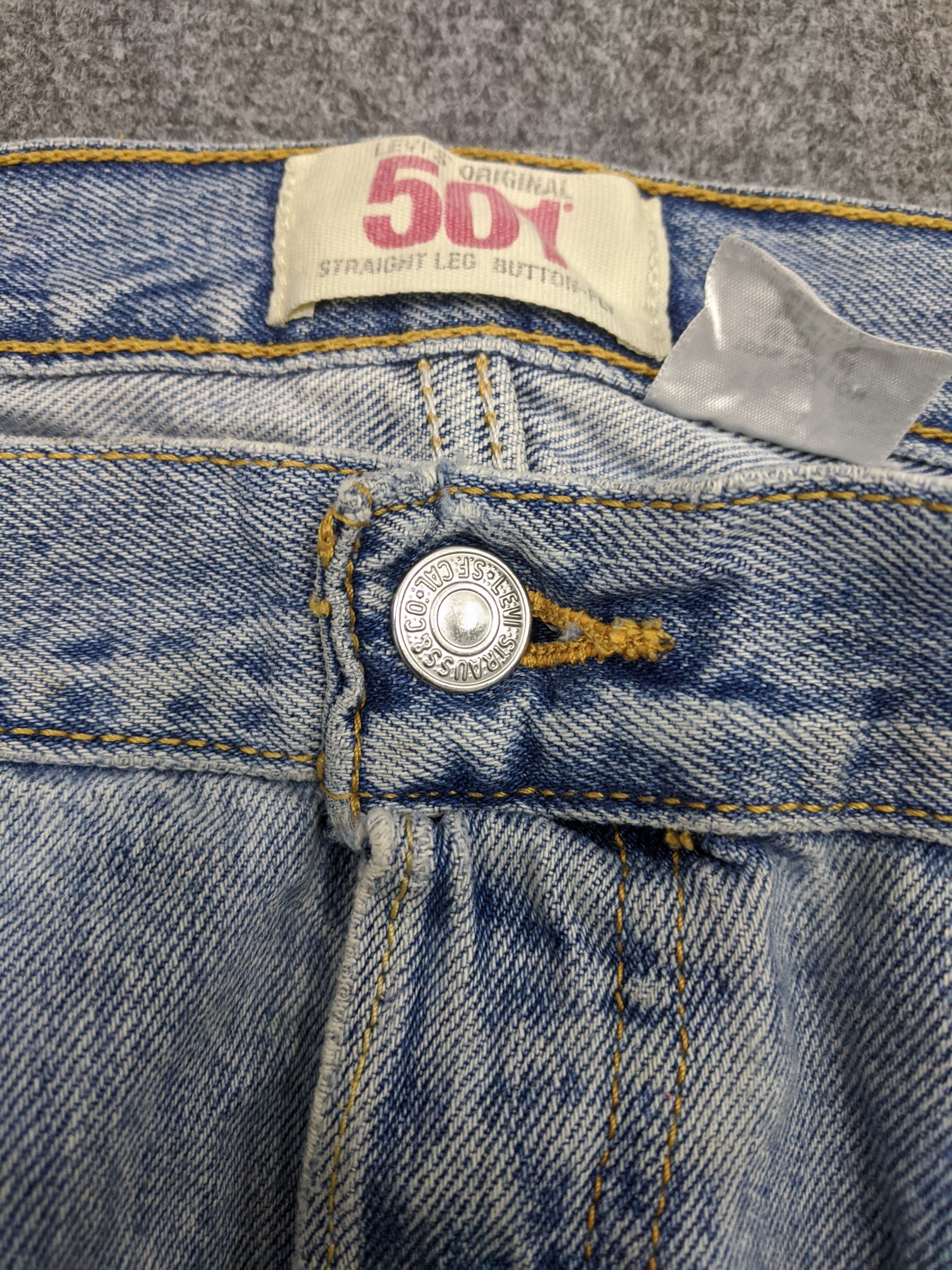 Levi's Vintage 90s Levis 501 Jeans DP0822 Size US 42 / EU 58 - 10 Thumbnail