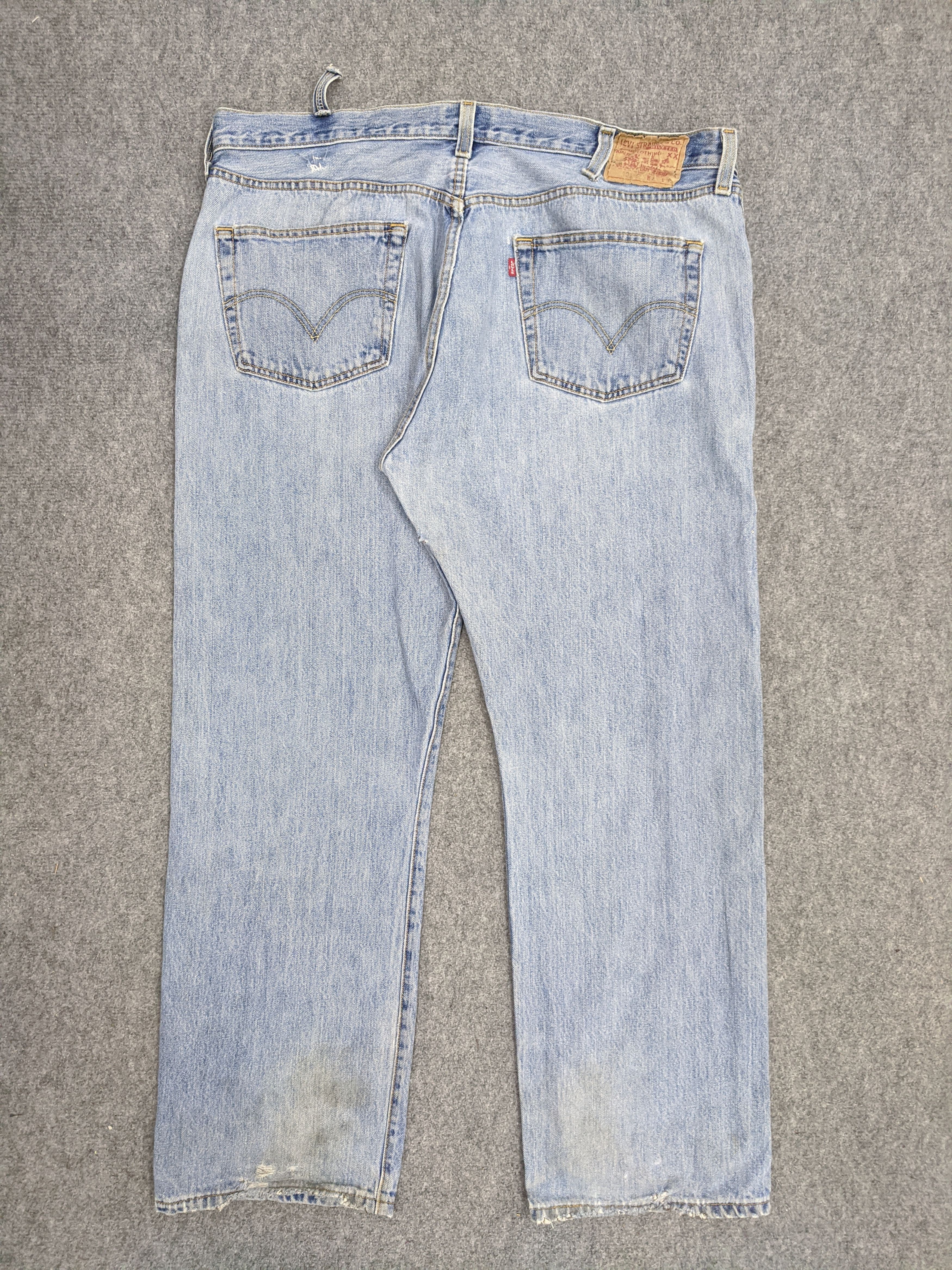 Levi's Vintage 90s Levis 501 Jeans DP0822 Size US 42 / EU 58 - 3 Thumbnail