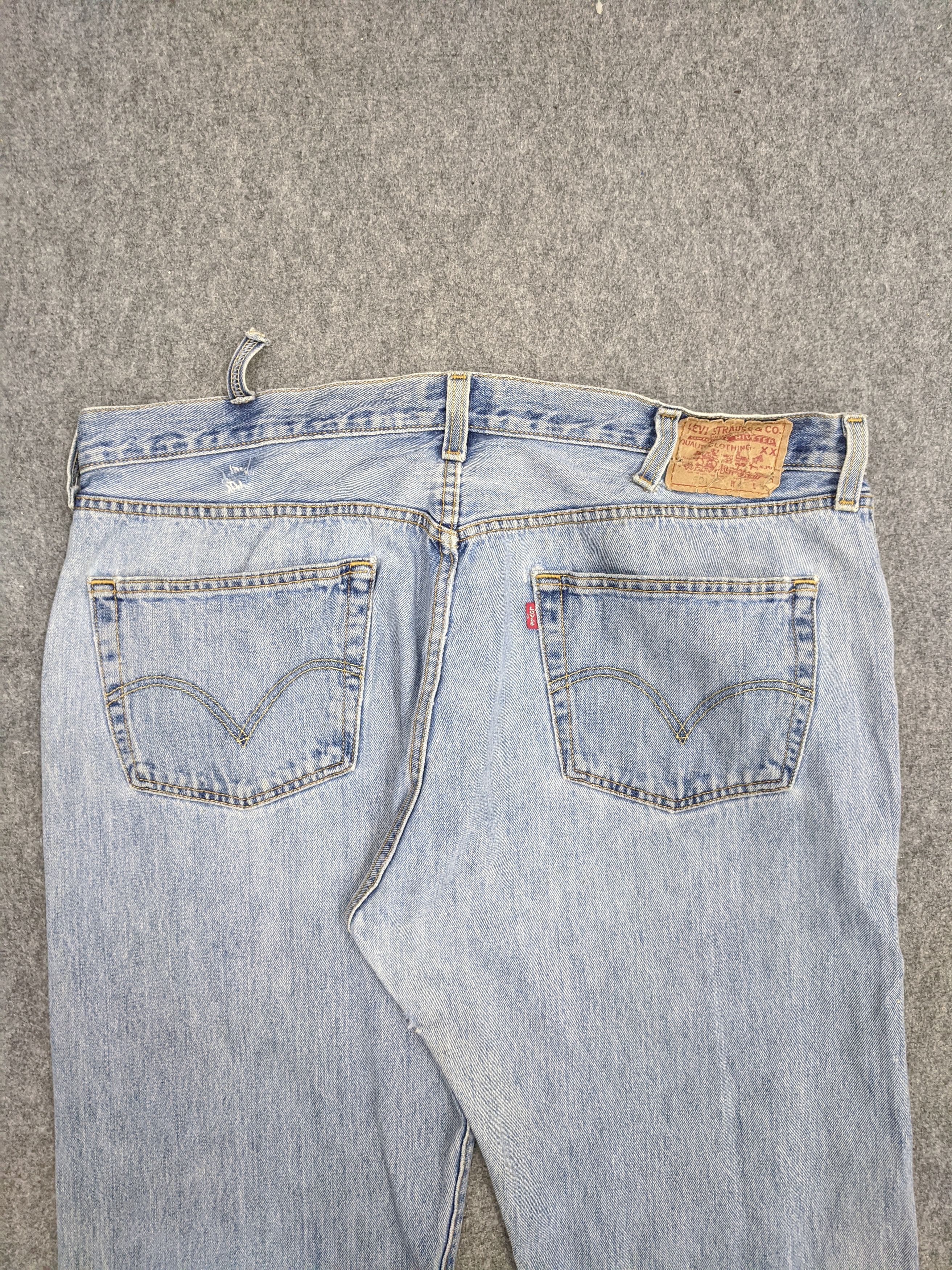 Levi's Vintage 90s Levis 501 Jeans DP0822 Size US 42 / EU 58 - 4 Thumbnail