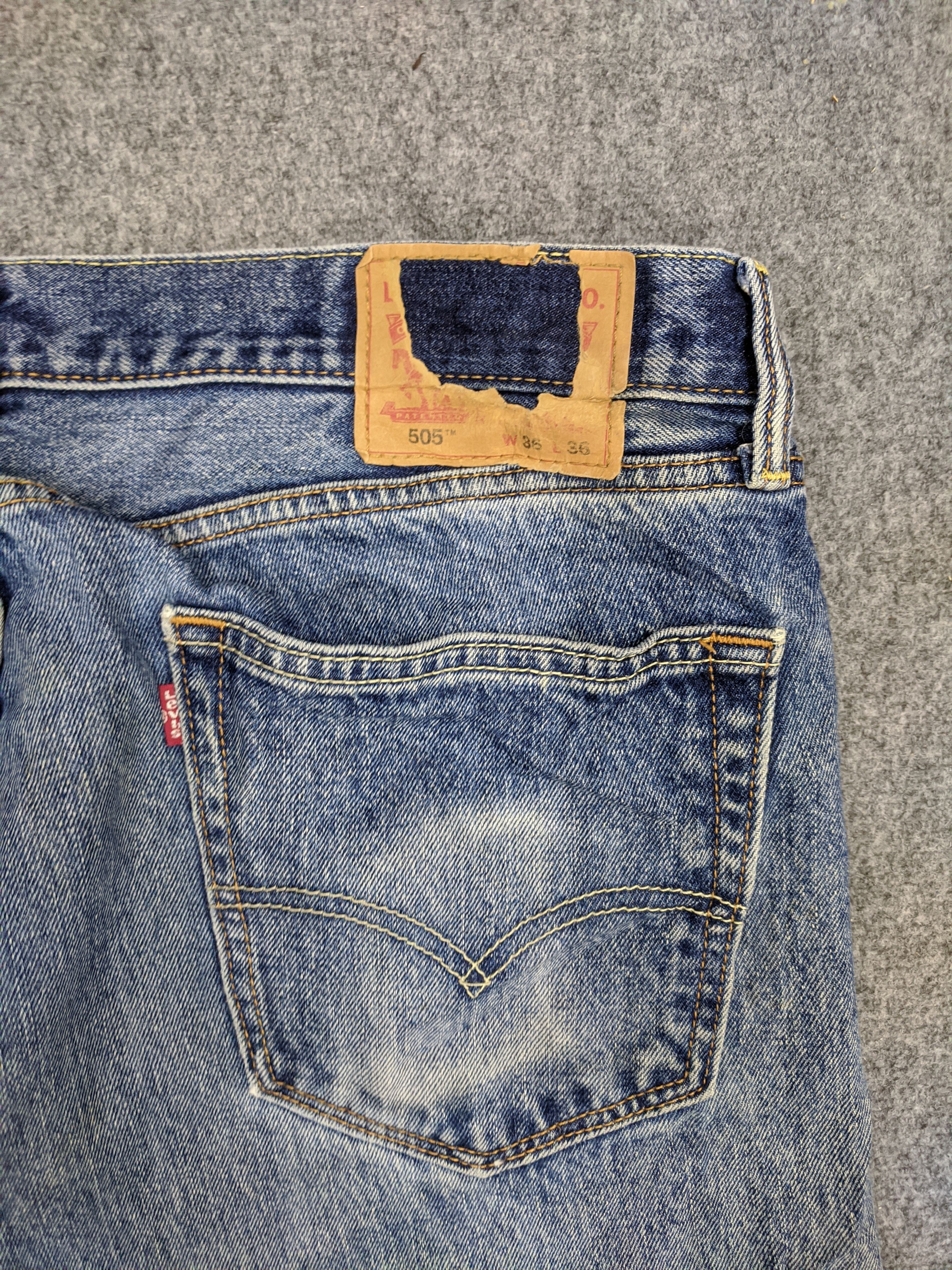 Levi's × Vintage Vintage Levis 505 Light Wash Jeans DP0857 Size US 37 - 12 Thumbnail