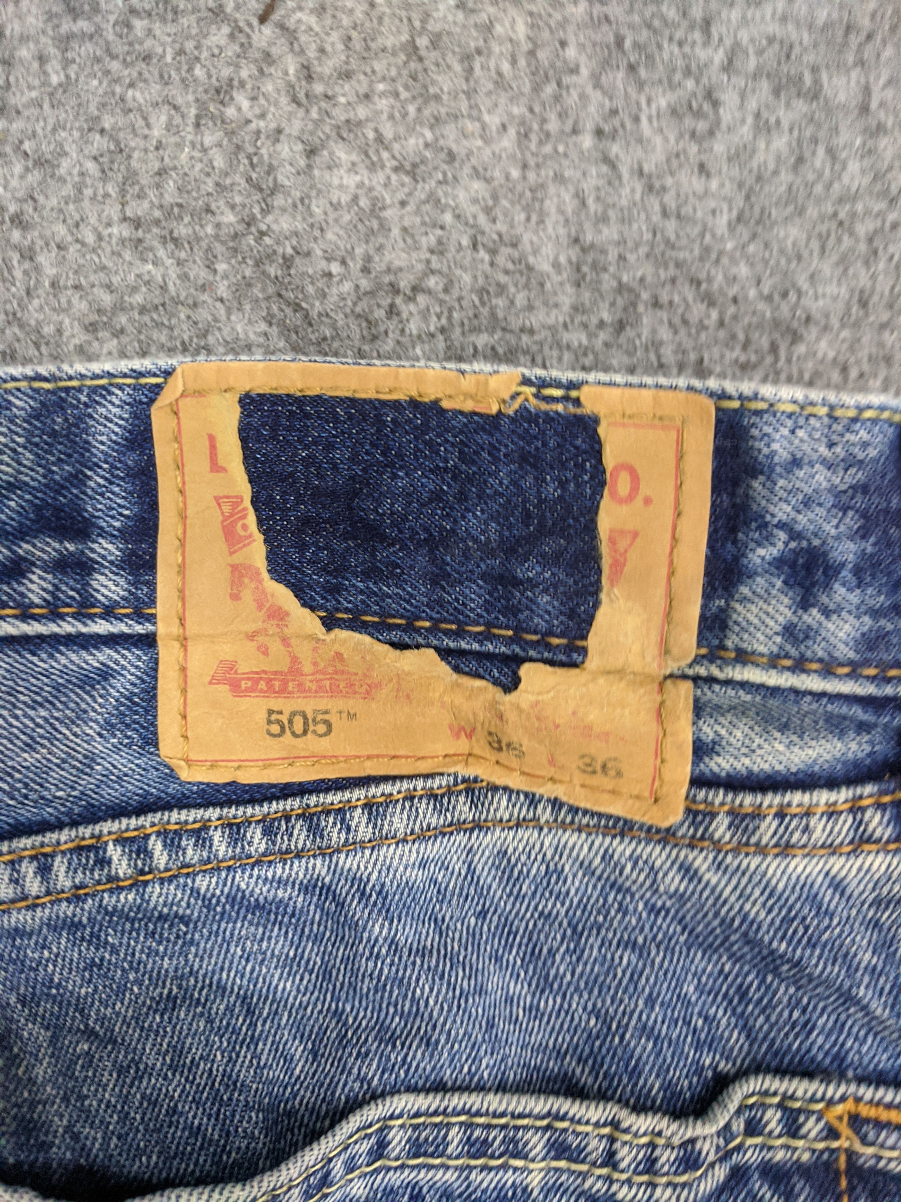 Levi's × Vintage Vintage Levis 505 Light Wash Jeans DP0857 Size US 37 - 5 Thumbnail