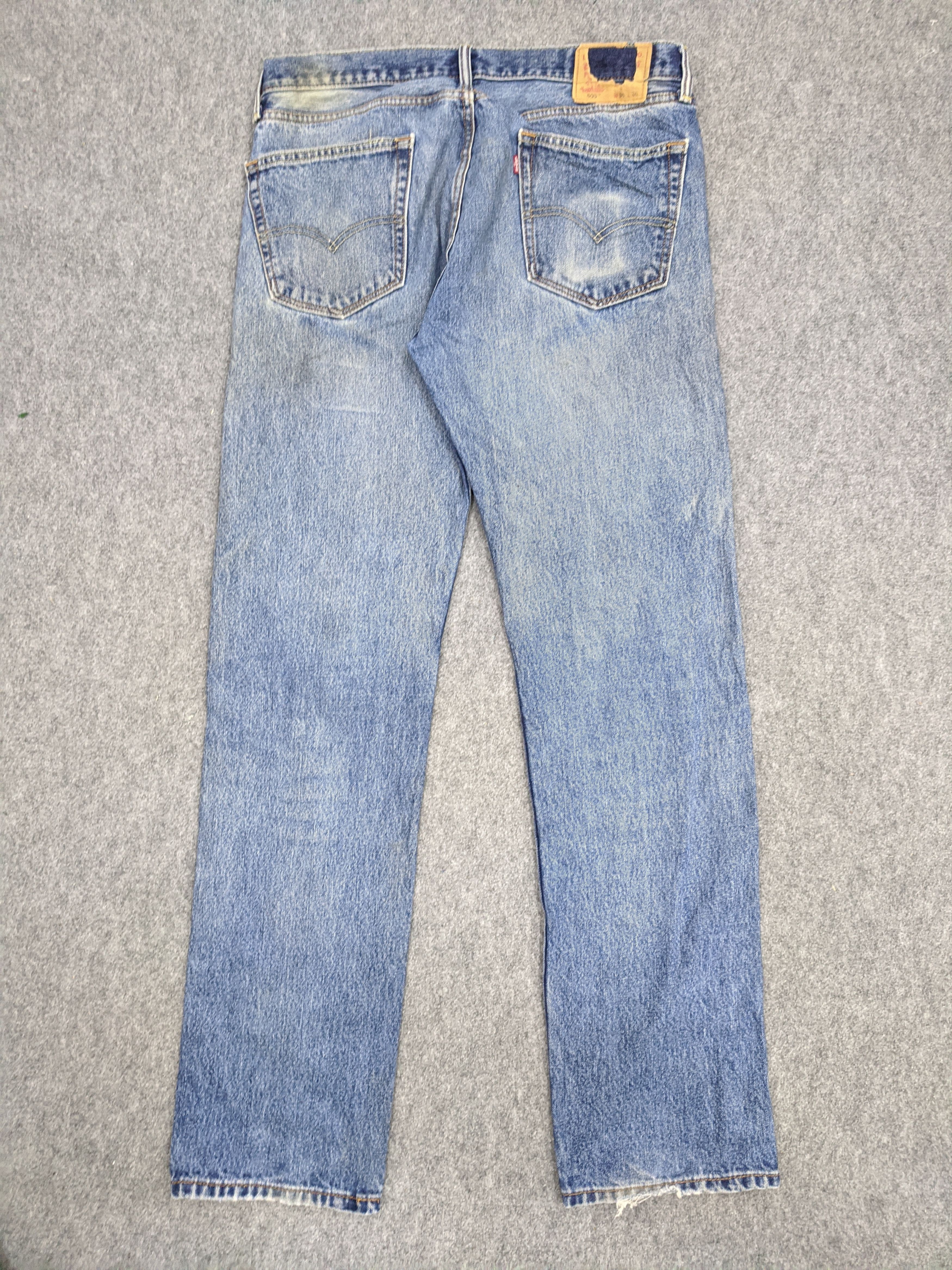 Levi's × Vintage Vintage Levis 505 Light Wash Jeans DP0857 Size US 37 - 3 Thumbnail