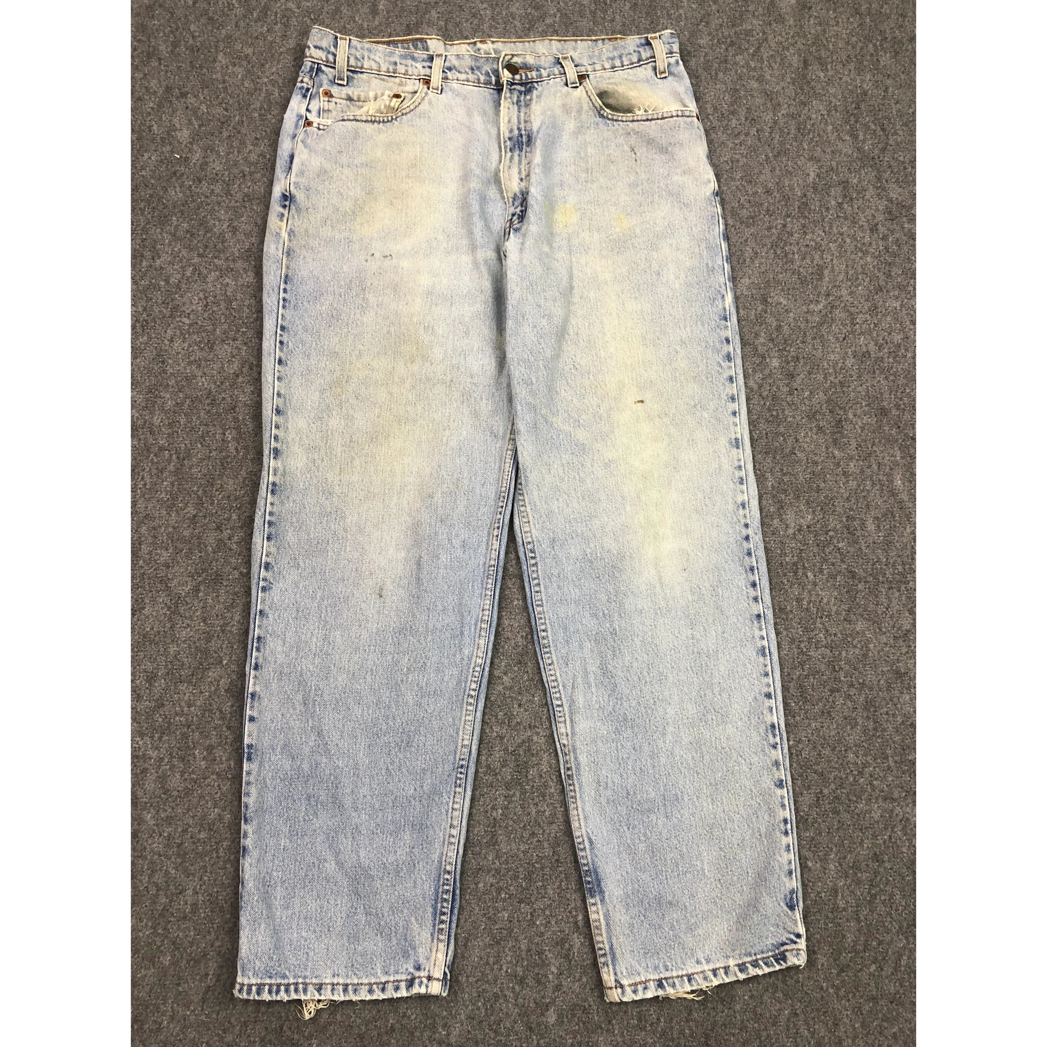 Levi's Vintage 90s Levis 550 Jeans Lightwash DP0416 Size US 36 / EU 52 - 1 Thumbnail