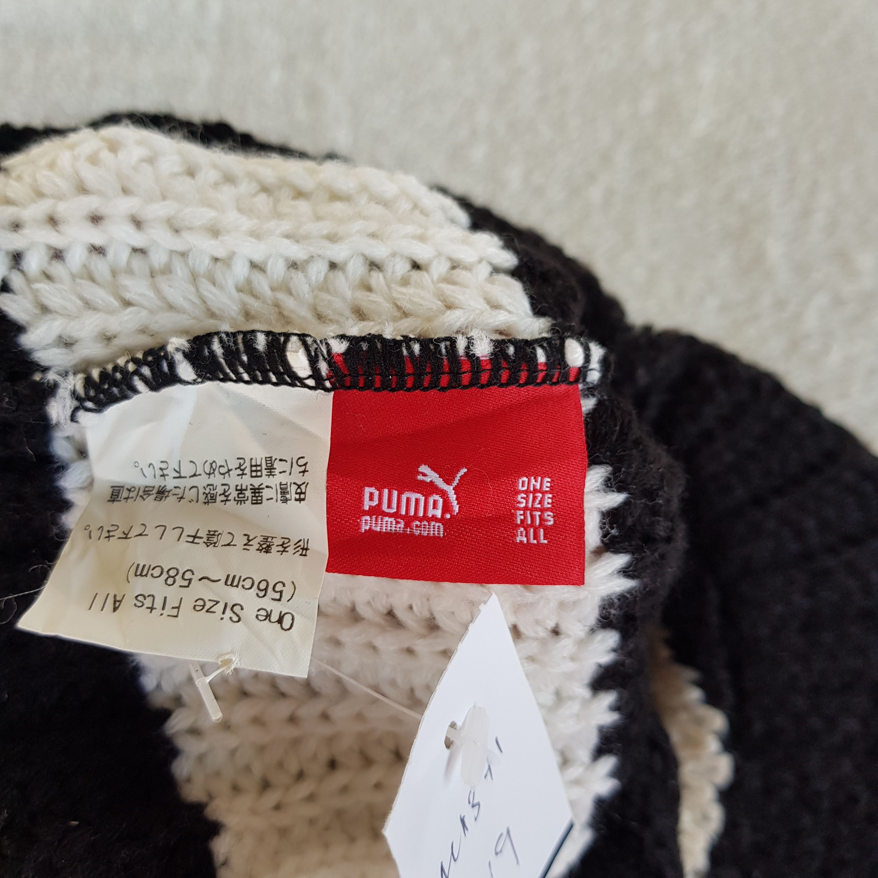 Puma × Vintage Vintage Puma Beanie Knitted Snow Caps Puma Hats - AC11371. Size ONE SIZE - 6 Thumbnail