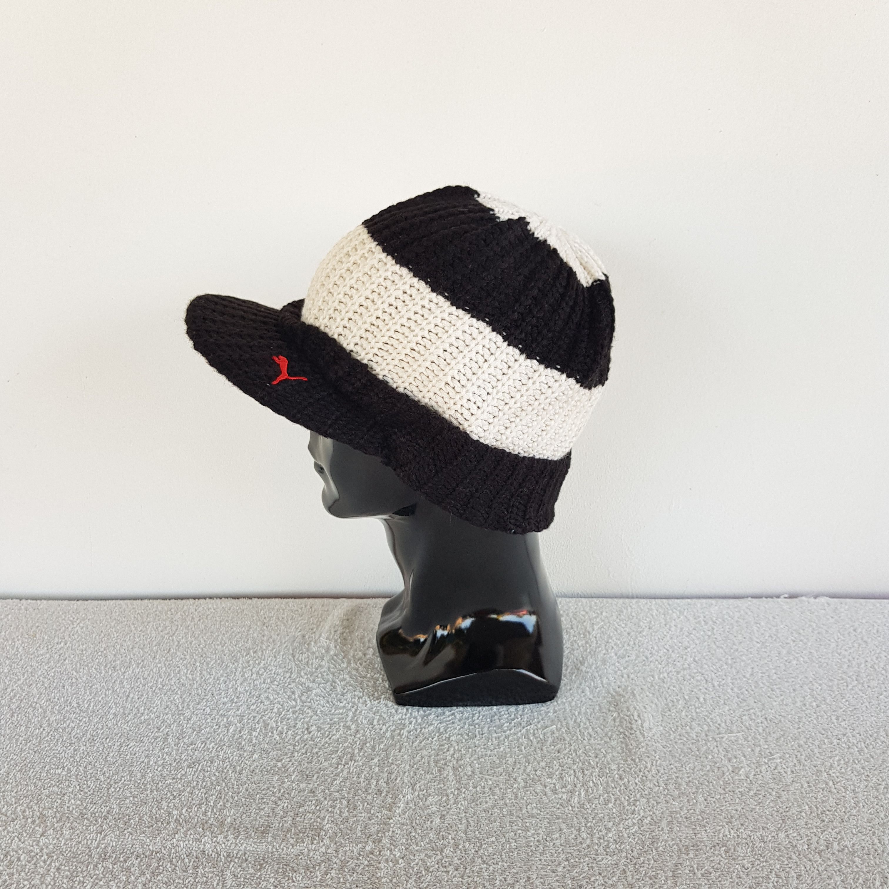 Puma × Vintage Vintage Puma Beanie Knitted Snow Caps Puma Hats - AC11371. Size ONE SIZE - 4 Thumbnail