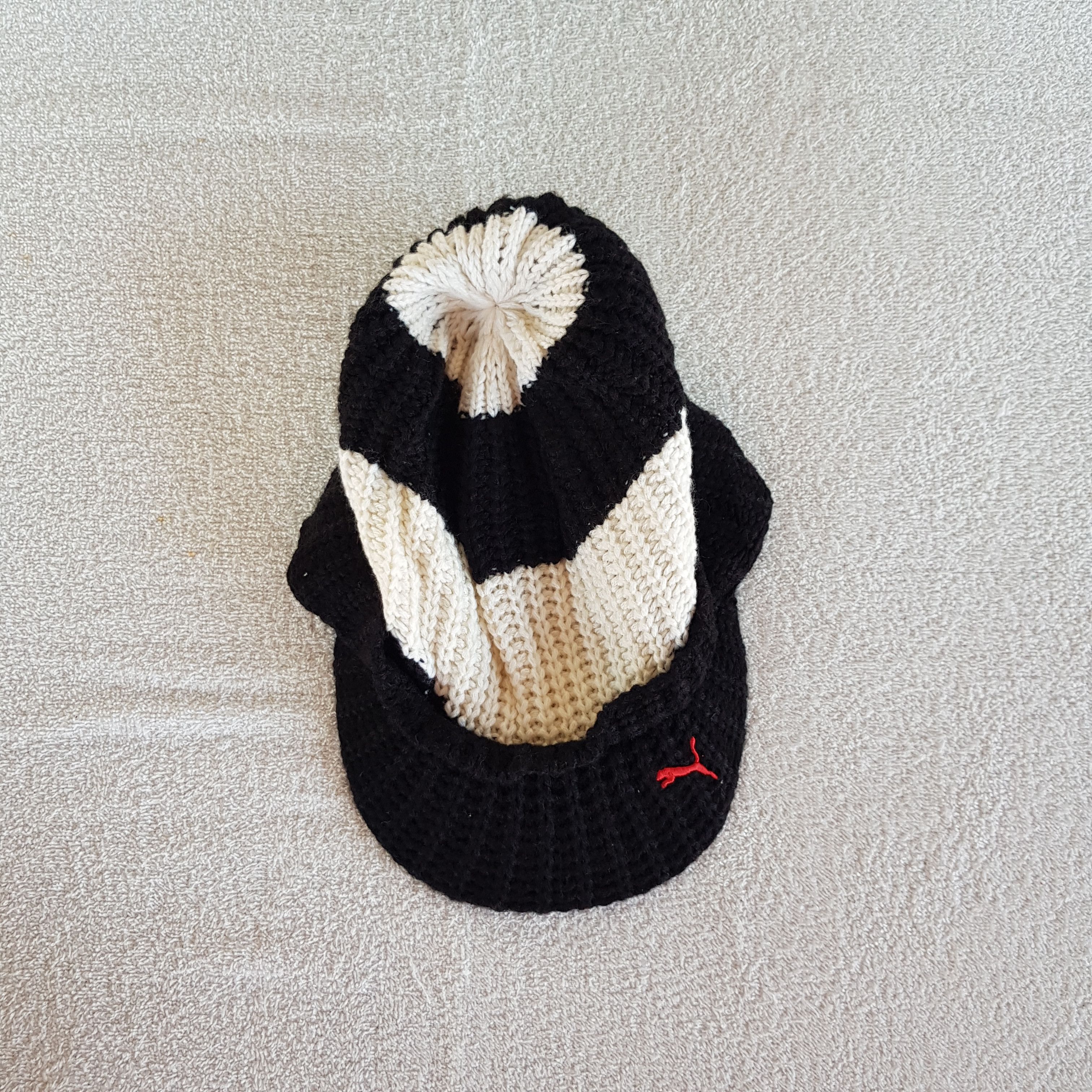 Puma × Vintage Vintage Puma Beanie Knitted Snow Caps Puma Hats - AC11371. Size ONE SIZE - 5 Thumbnail