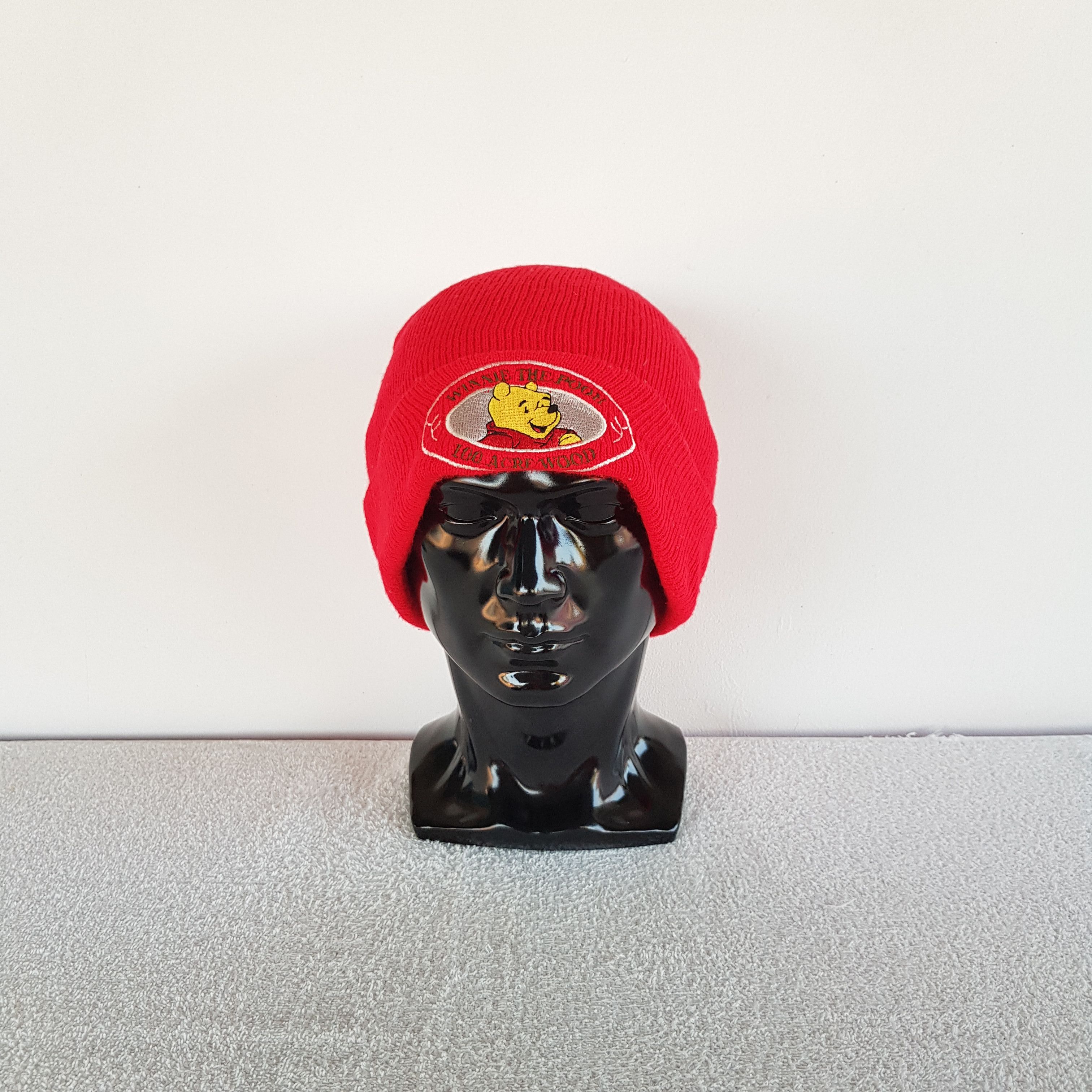 Vintage Pooh Hats Disney Beanie Cartoon Snow Caps