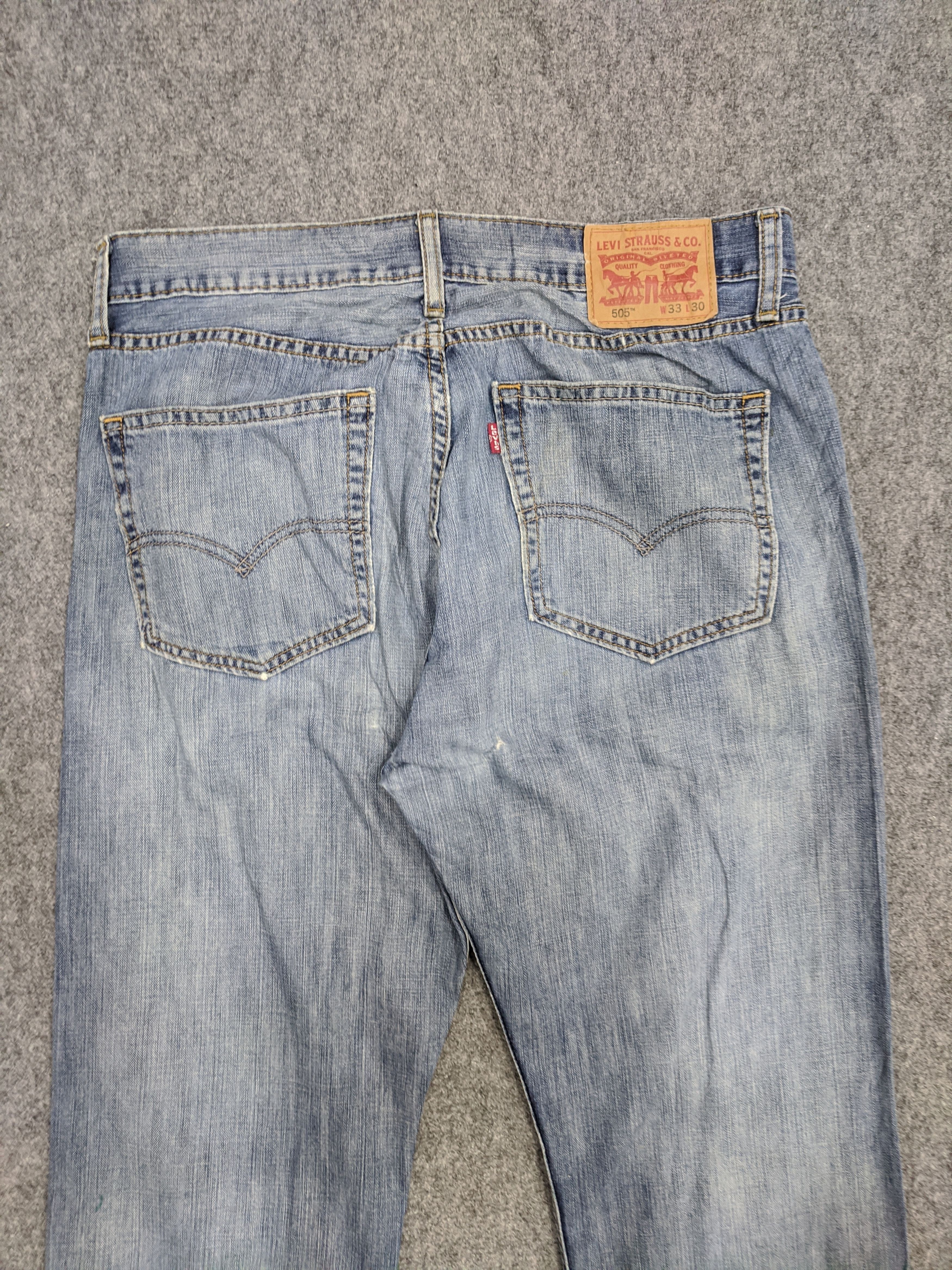 Levi's Vintage Levis 505 Light Wash Jeans DP0865 Size US 35 - 4 Thumbnail