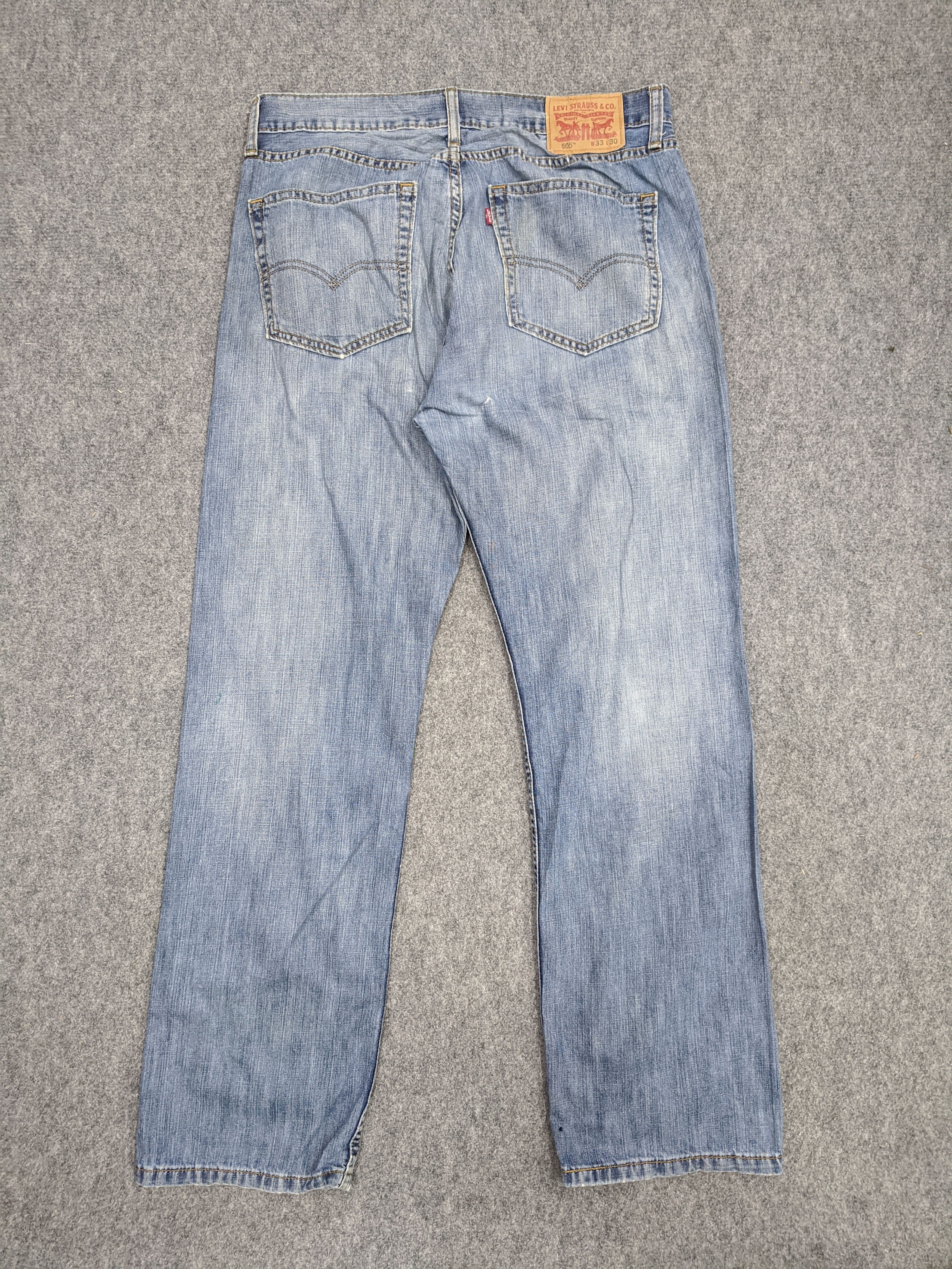 Levi's Vintage Levis 505 Light Wash Jeans DP0865 Size US 35 - 3 Thumbnail