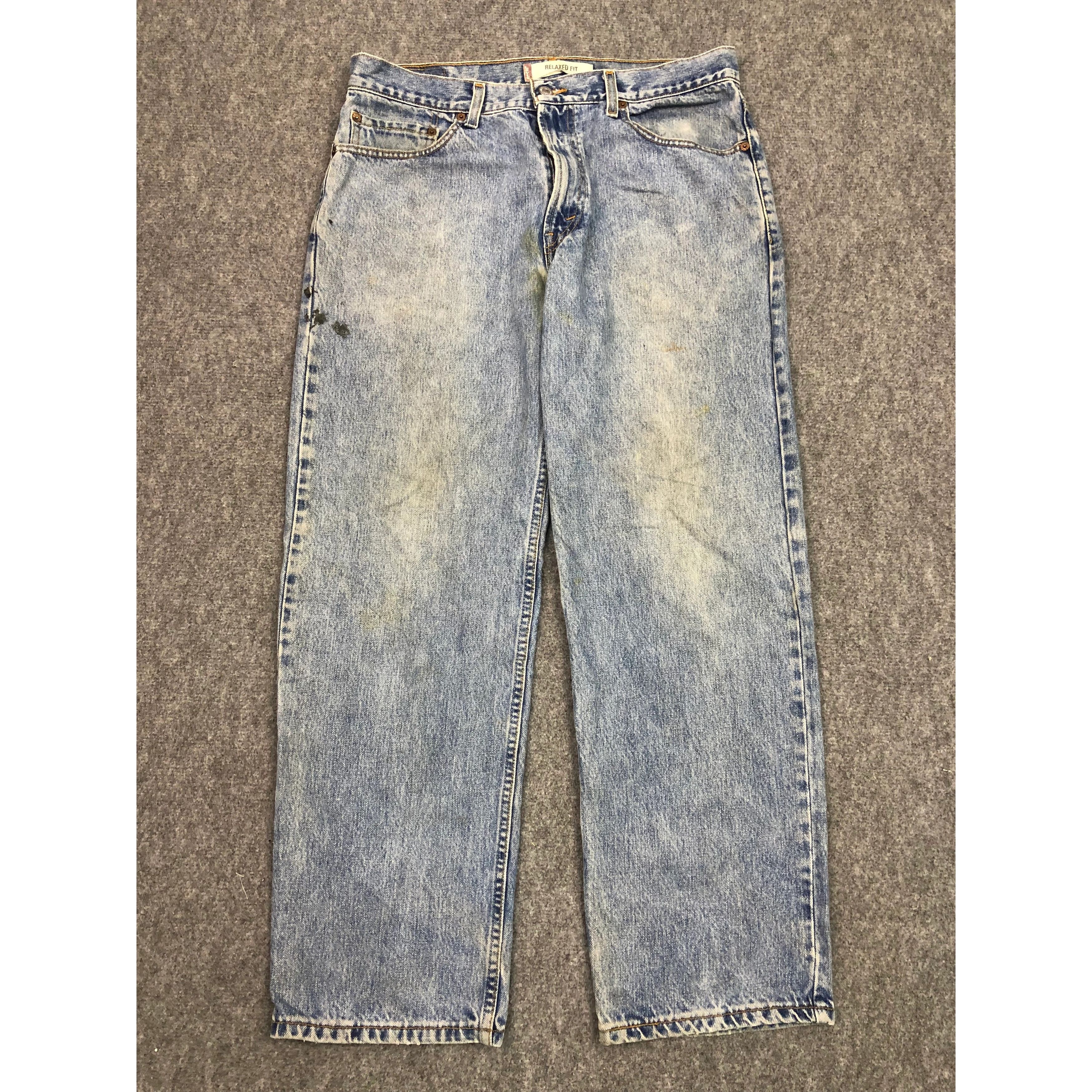 Levi's Vintage Levis 550 Relaxed Fit Denim Acidwash Style DP0337 Size US 36 / EU 52 - 1 Thumbnail