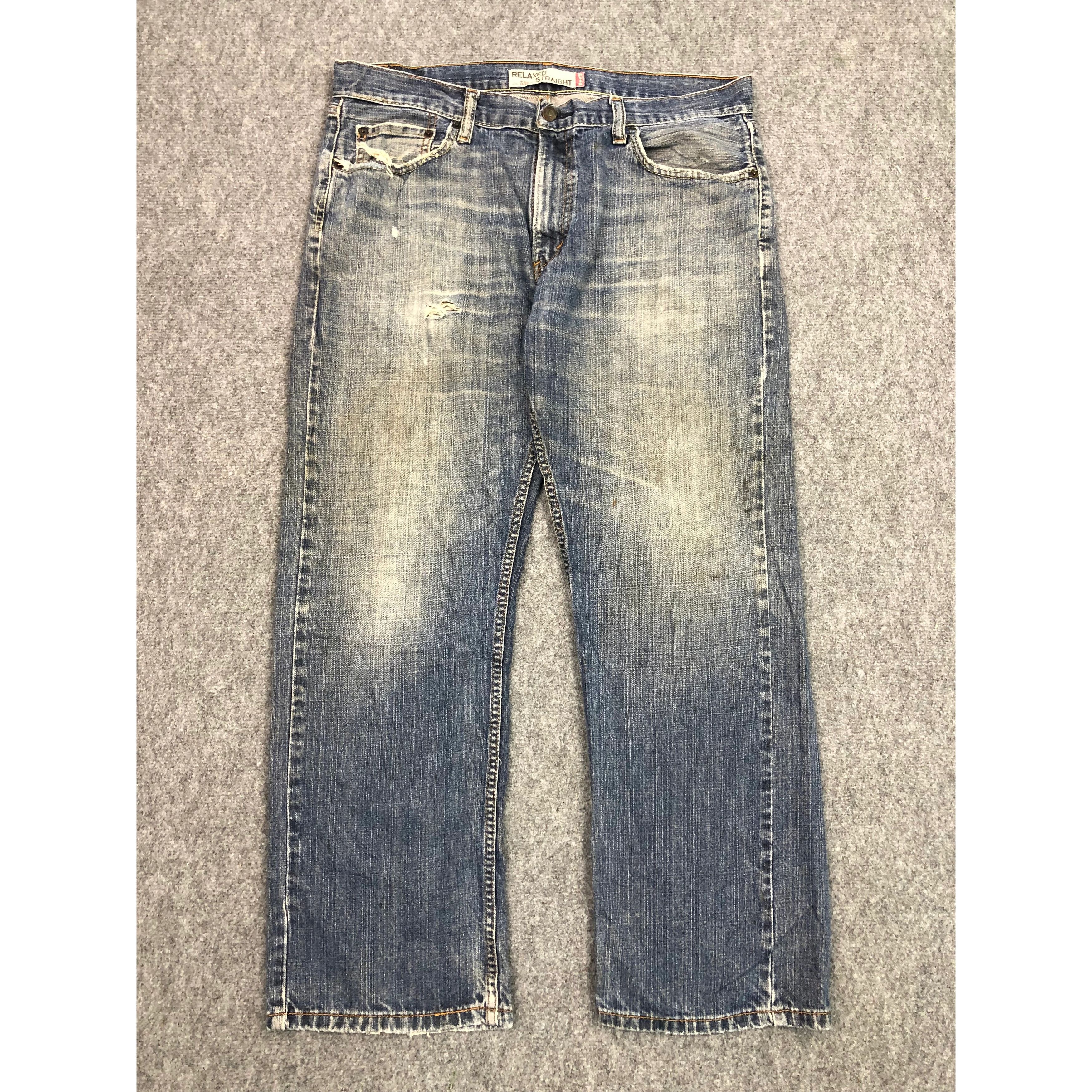 Levi's Vintage Levis 559 Denim Blue Jeans DP0345 Size US 39 - 1 Thumbnail