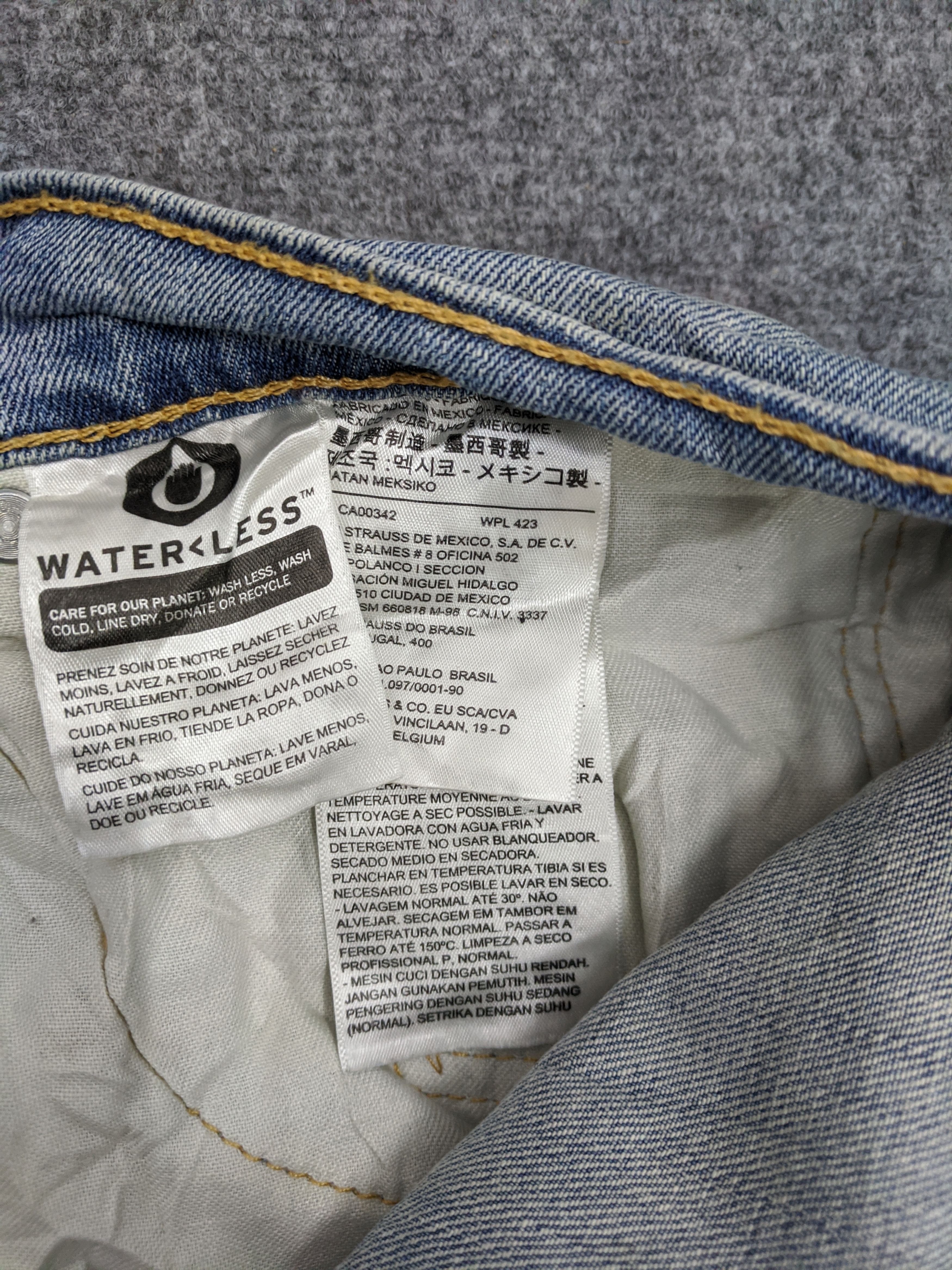 Levi's Vintage Levis 505 Light Wash Jeans DP0860 Size US 42 / EU 58 - 12 Thumbnail