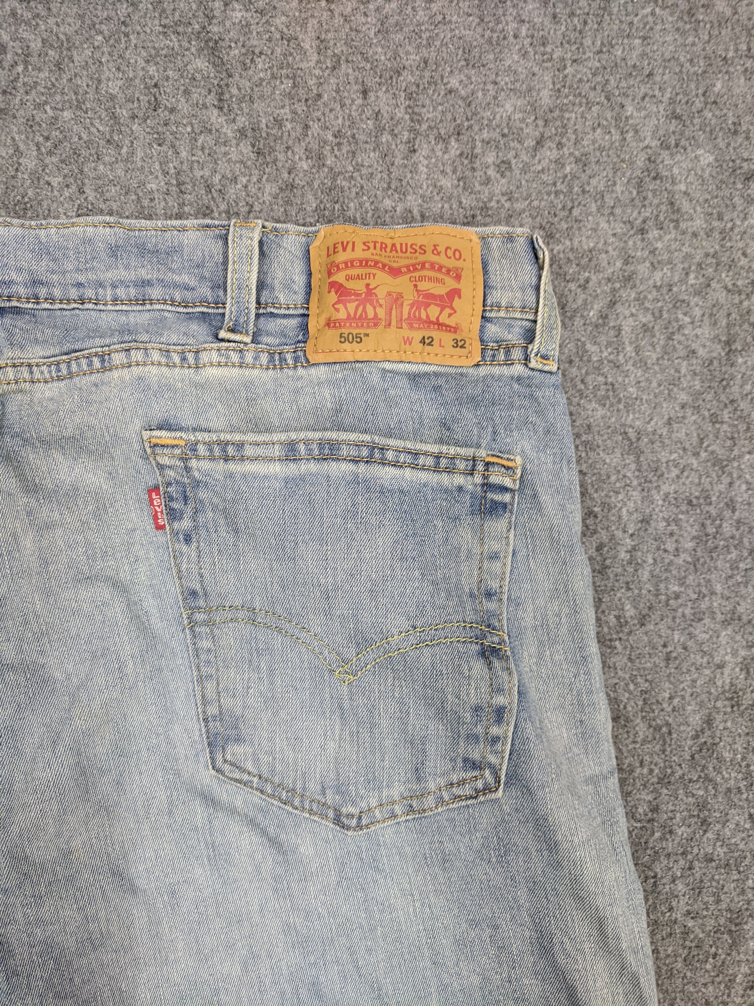 Levi's Vintage Levis 505 Light Wash Jeans DP0860 Size US 42 / EU 58 - 10 Thumbnail