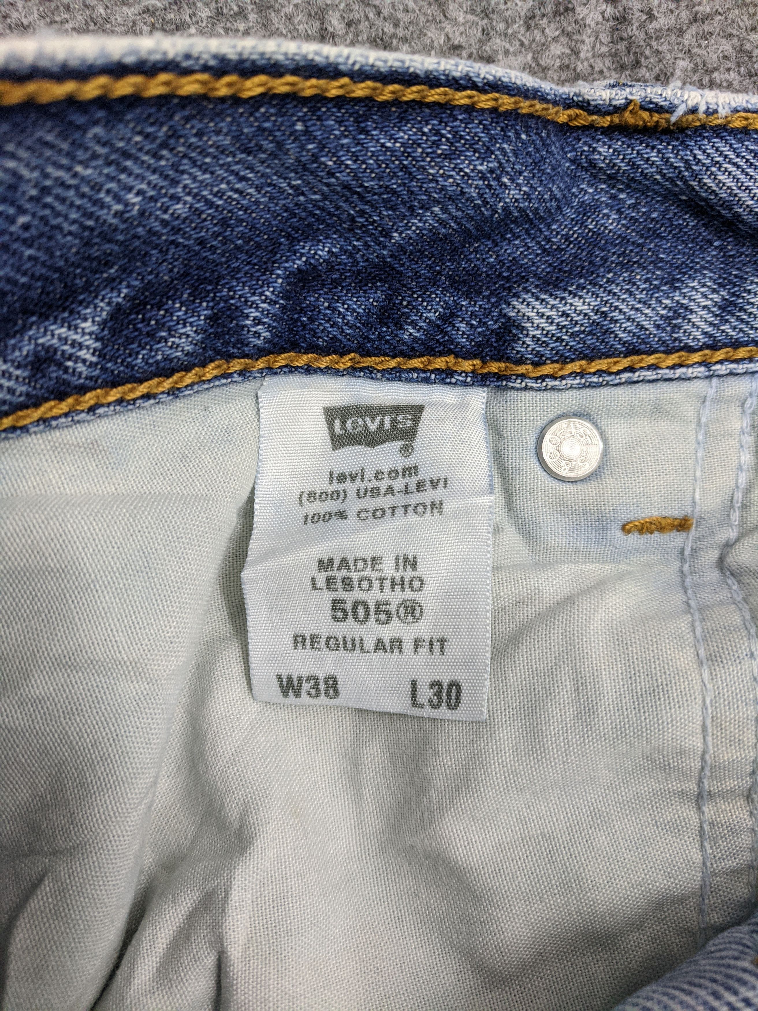 Levi's Vintage Levis 505 Light Wash Jeans DP0859 Size US 39 - 6 Thumbnail